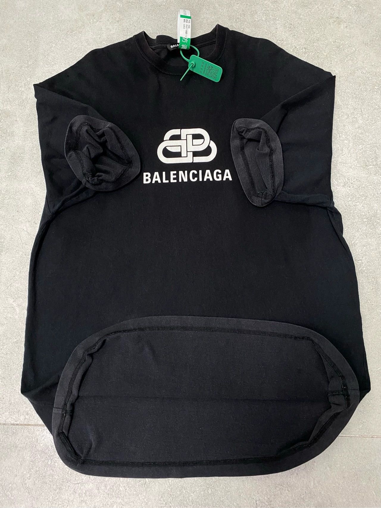 Balenciaga Balenciaga Short sleeved T-shirt with double B lock and letter printed logo Size US XS / EU 42 / 0 - 6 Thumbnail