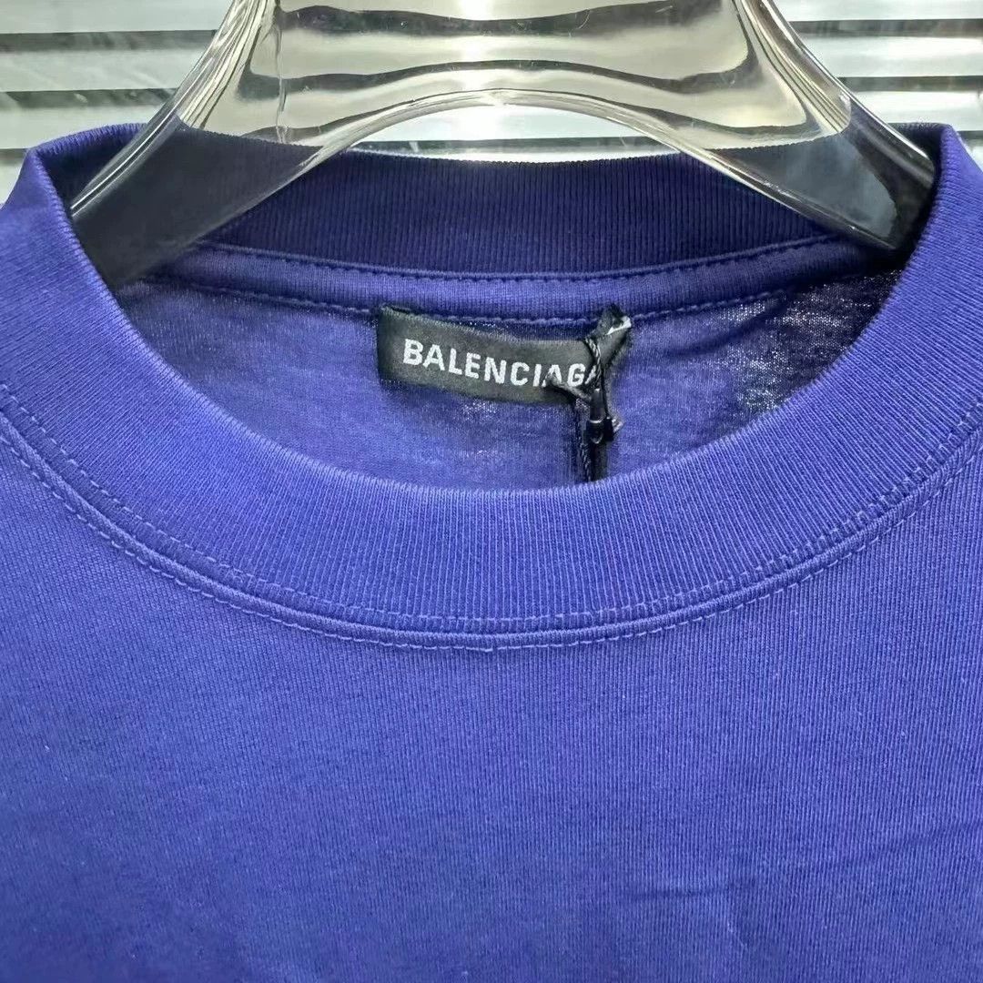 Balenciaga Balenciaga Blue Coke Short Sleeve Size US L / EU 52-54 / 3 - 2 Thumbnail