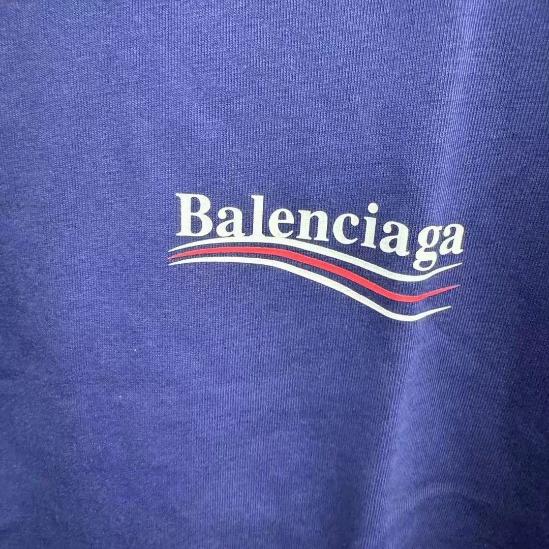 Balenciaga Balenciaga Blue Coke Short Sleeve Size US L / EU 52-54 / 3 - 3 Thumbnail