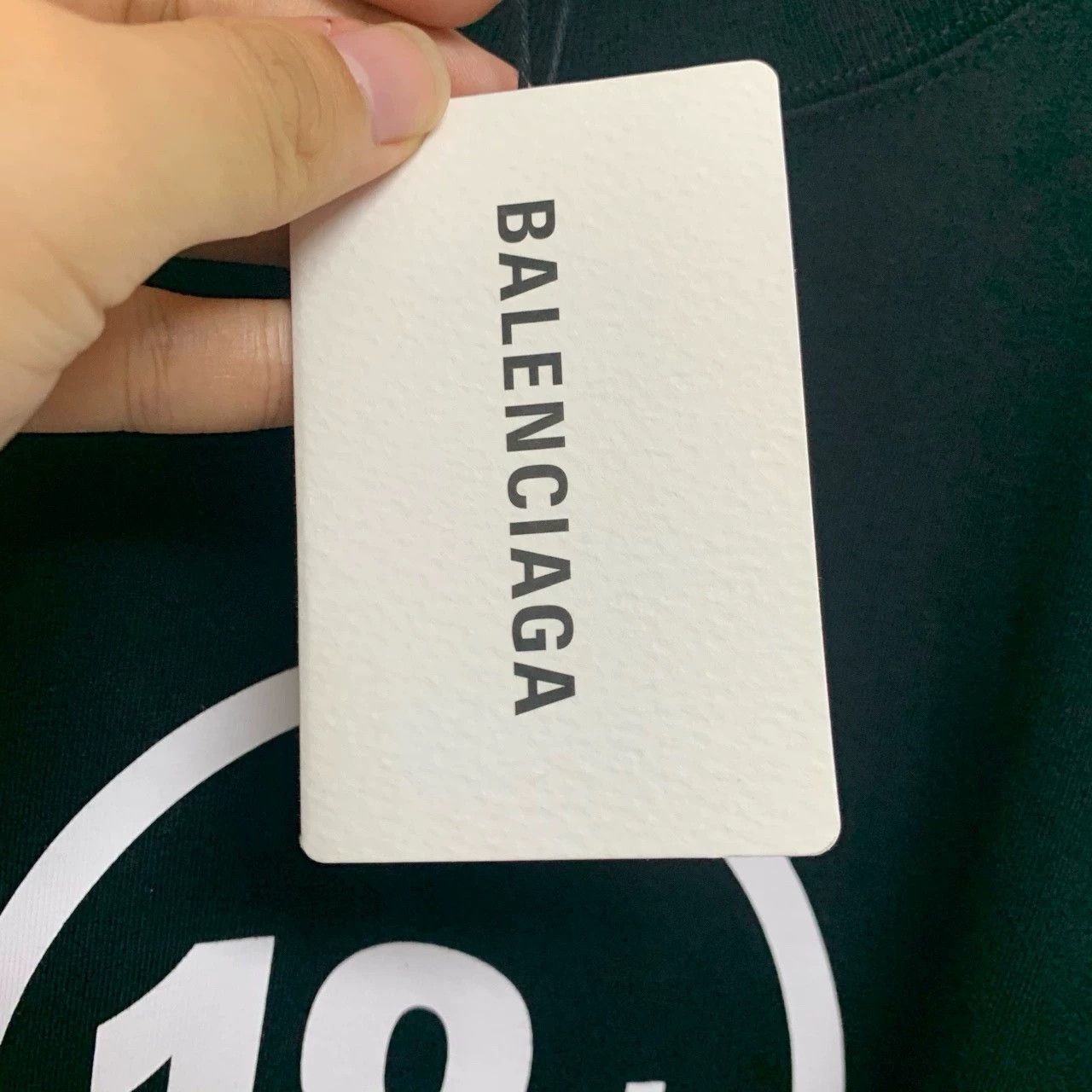 Balenciaga Balenciaga Black Printed Short Sleeves Size US S / EU 44-46 / 1 - 4 Thumbnail