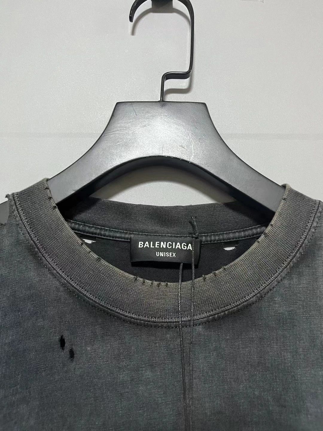 Balenciaga Balenciaga doing old damage with double B scissors logo and short sleeves Size US M / EU 48-50 / 2 - 4 Thumbnail