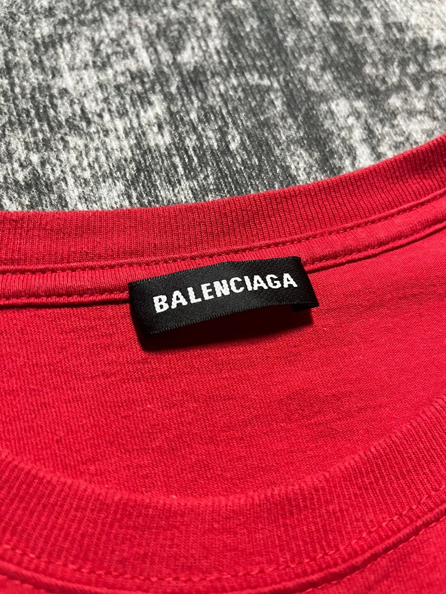 Balenciaga Balenciaga red wheat ear logo short sleeved t-shirt Size US S / EU 44-46 / 1 - 4 Thumbnail