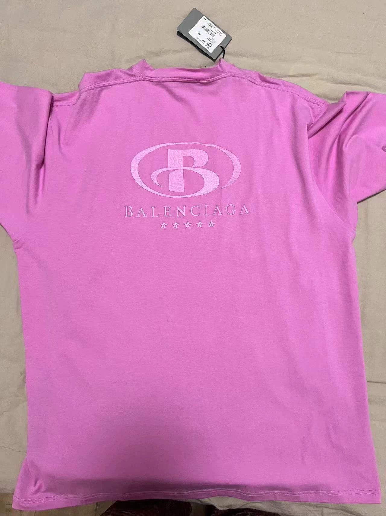 Balenciaga Balenciaga front and rear large logo short sleeved shirt Size US S / EU 44-46 / 1 - 3 Thumbnail