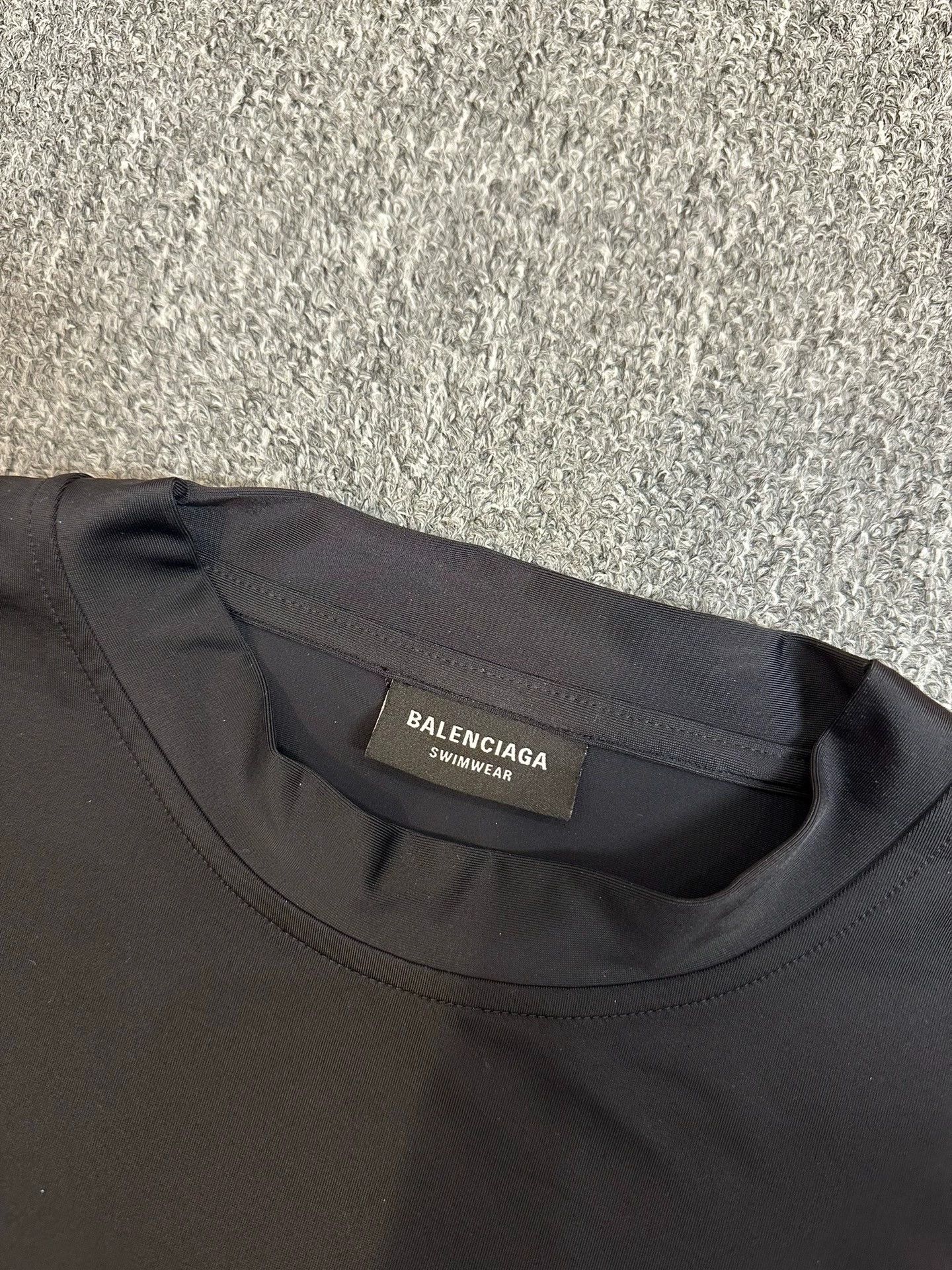 Balenciaga Balenciaga SWIMWEAR series quick drying logo short sleeve shirt Size US XS / EU 42 / 0 - 3 Thumbnail