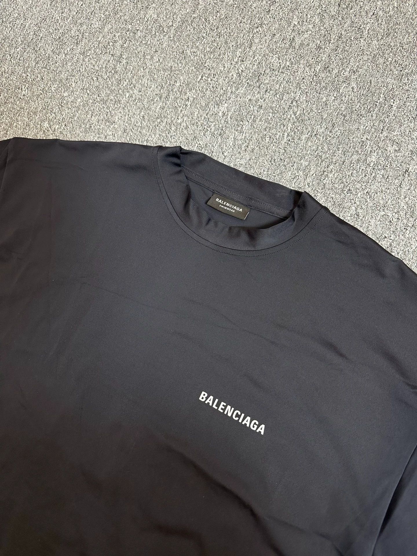 Balenciaga Balenciaga SWIMWEAR series quick drying logo short sleeve shirt Size US XS / EU 42 / 0 - 2 Thumbnail