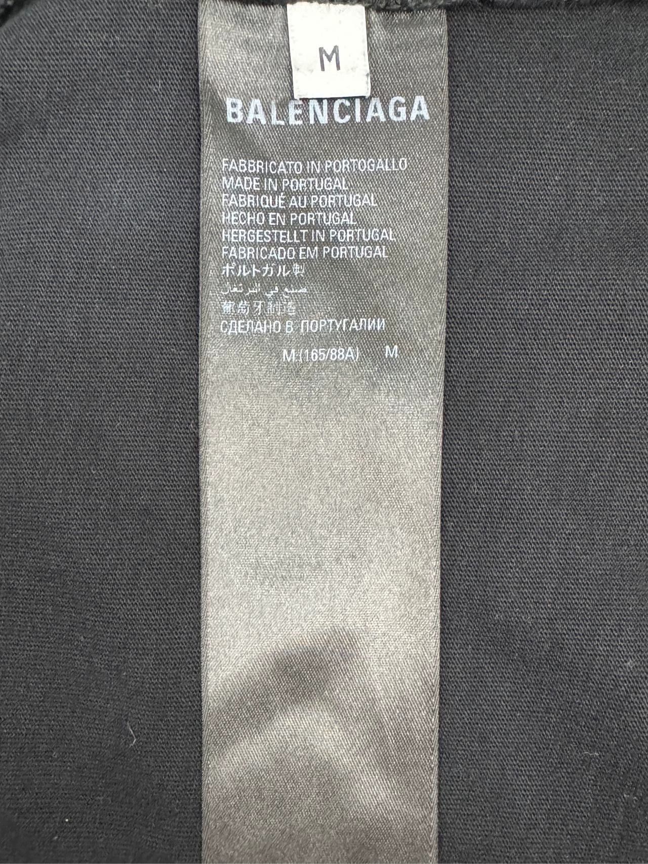 Balenciaga Balenciaga logo letter round neck white cotton short sleeved shirt Size US M / EU 48-50 / 2 - 4 Thumbnail