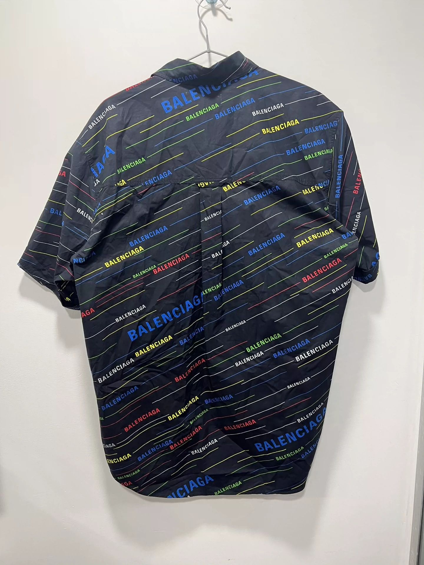 Balenciaga Balenciaga Family Full Print Bullet Screen Colorful Short Sleeves Size US XS / EU 42 / 0 - 2 Thumbnail