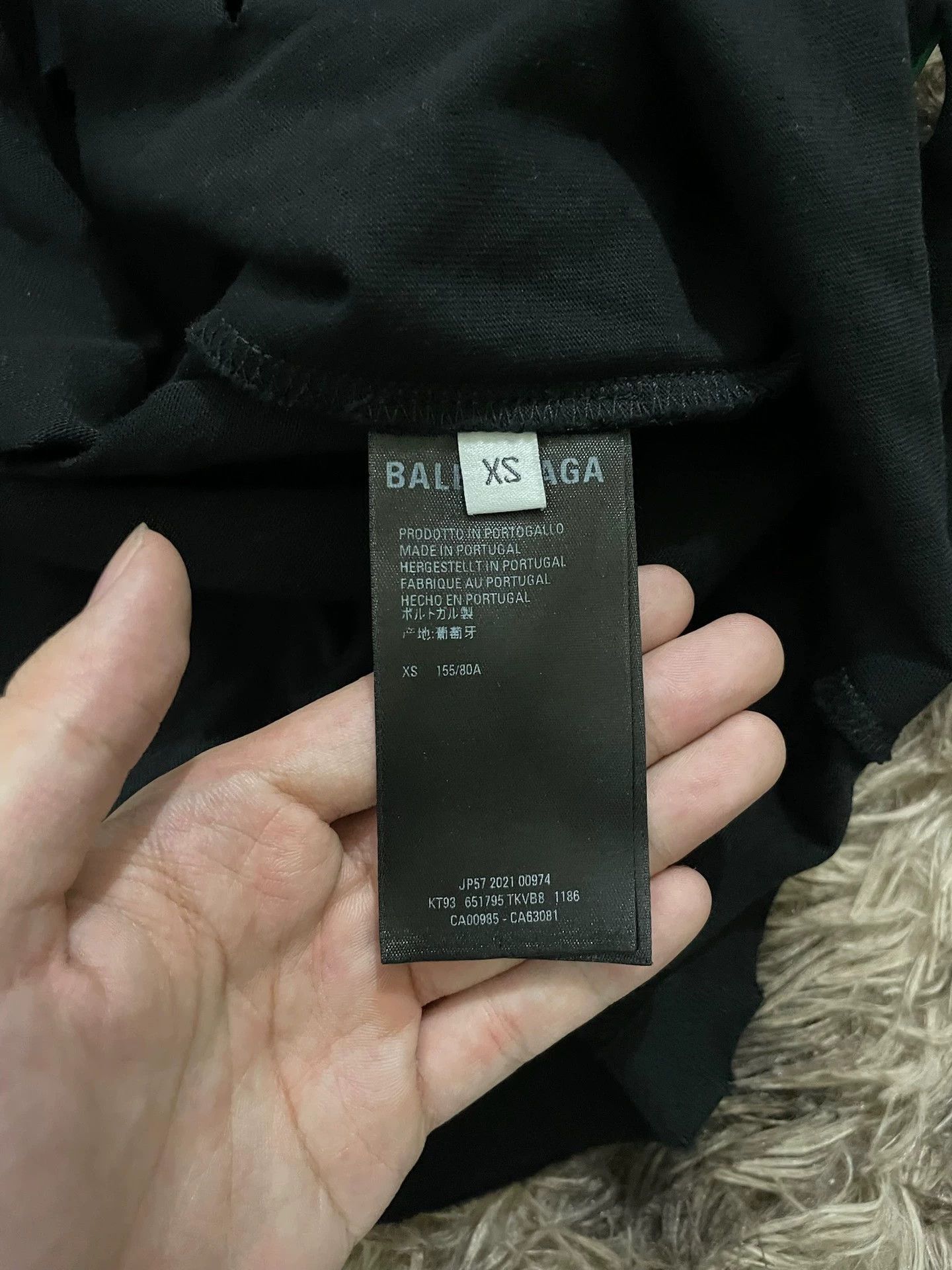 Balenciaga Balenciaga Grand Destruction Short Sleeves Size US XS / EU 42 / 0 - 3 Thumbnail