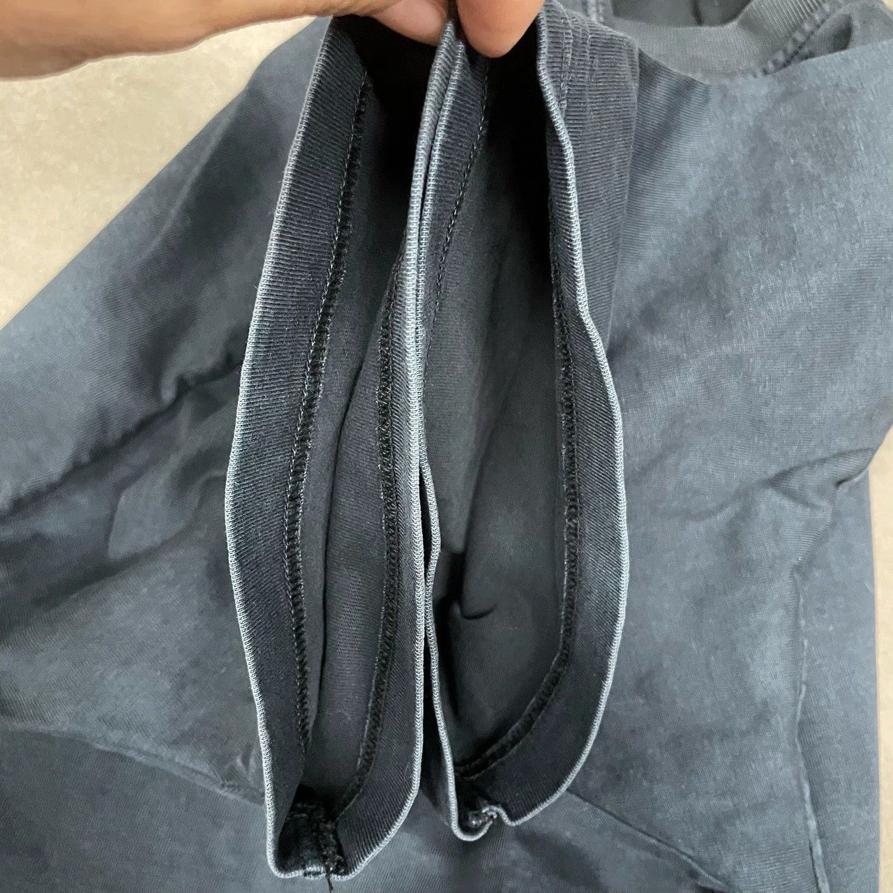 Balenciaga Balenciaga Black Grey Double Ring Logo Short Sleeve Size US L / EU 52-54 / 3 - 6 Thumbnail