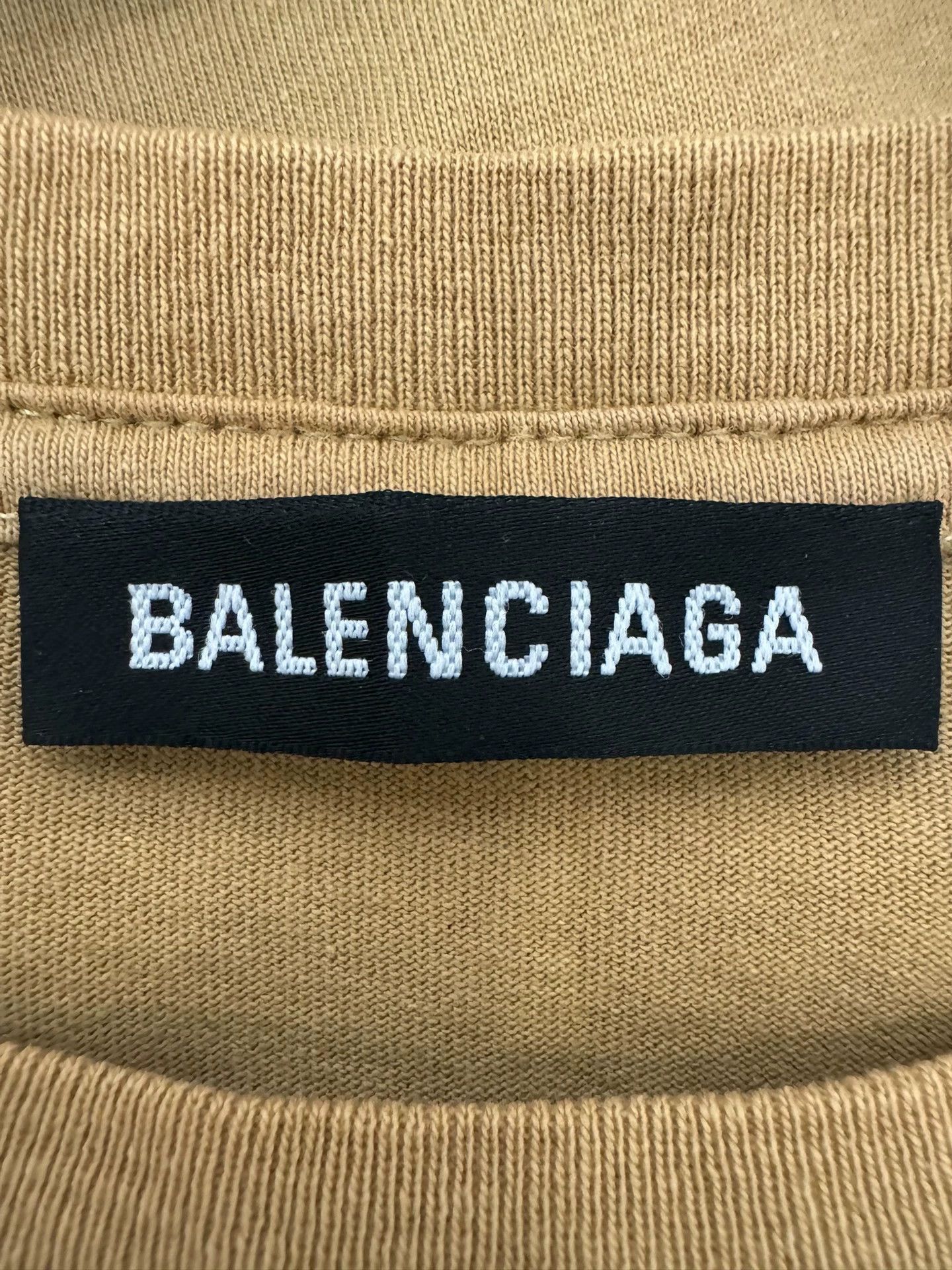 Balenciaga Balenciaga khaki wheat ear short sleeved shirt Size US S / EU 44-46 / 1 - 4 Thumbnail