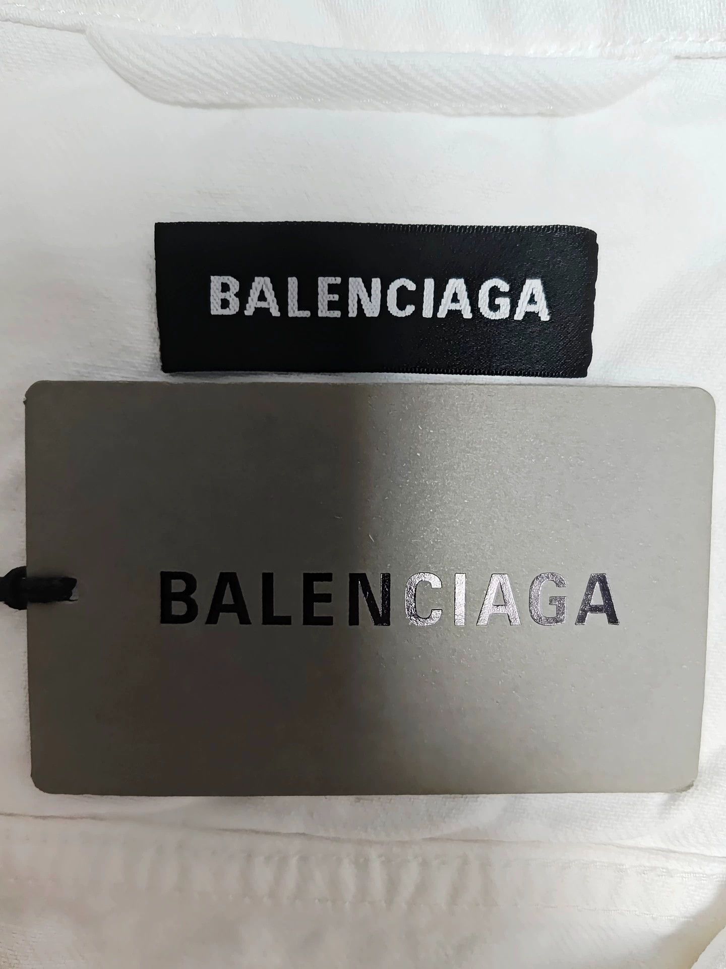 Balenciaga Balenciaga back letter logo washed denim jacket jacket Size US L / EU 52-54 / 3 - 4 Thumbnail