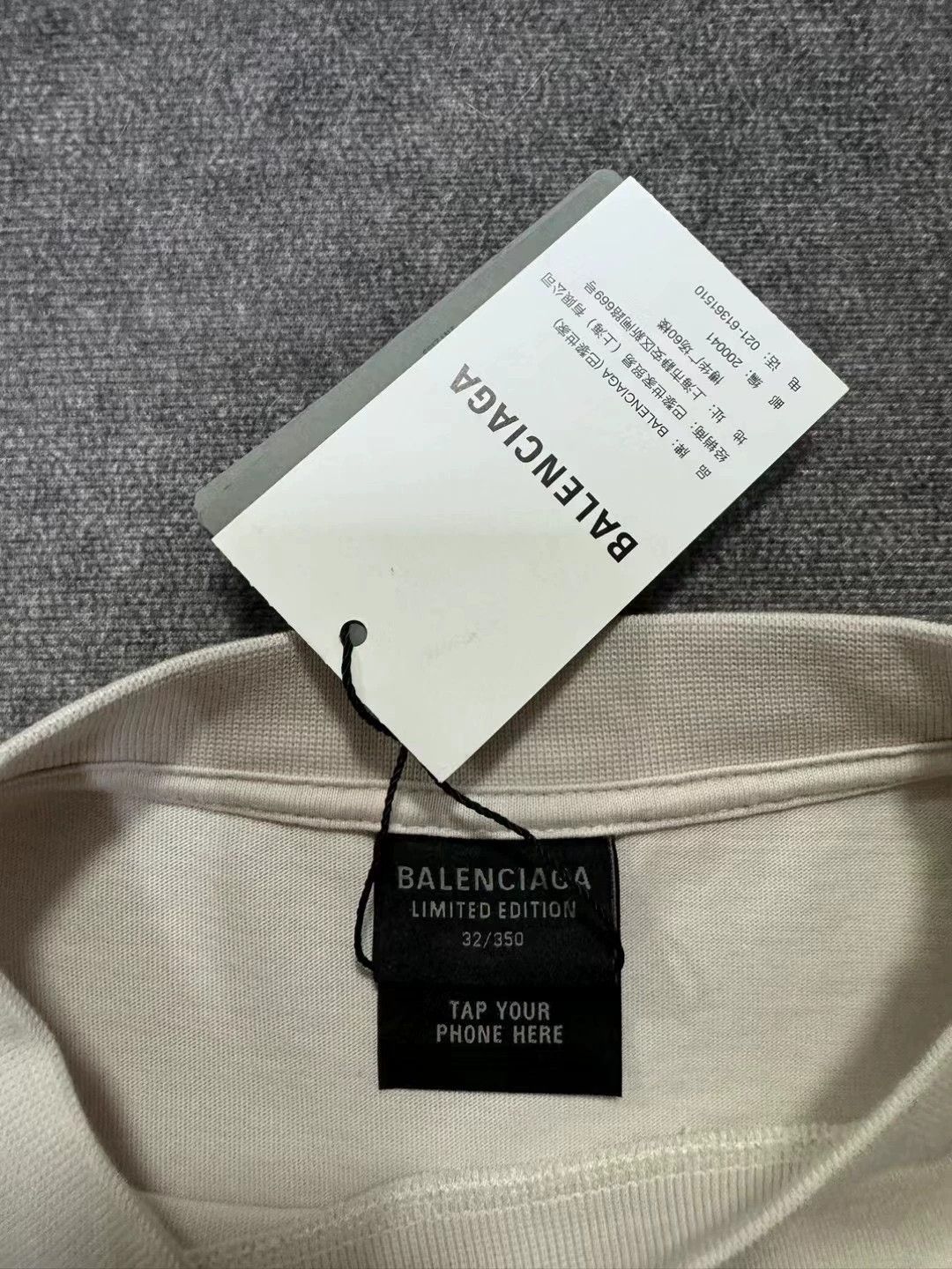 Balenciaga 24fall Racing Need for Speed Joint Adhesive Tape Assembles Logo Short Sleeve