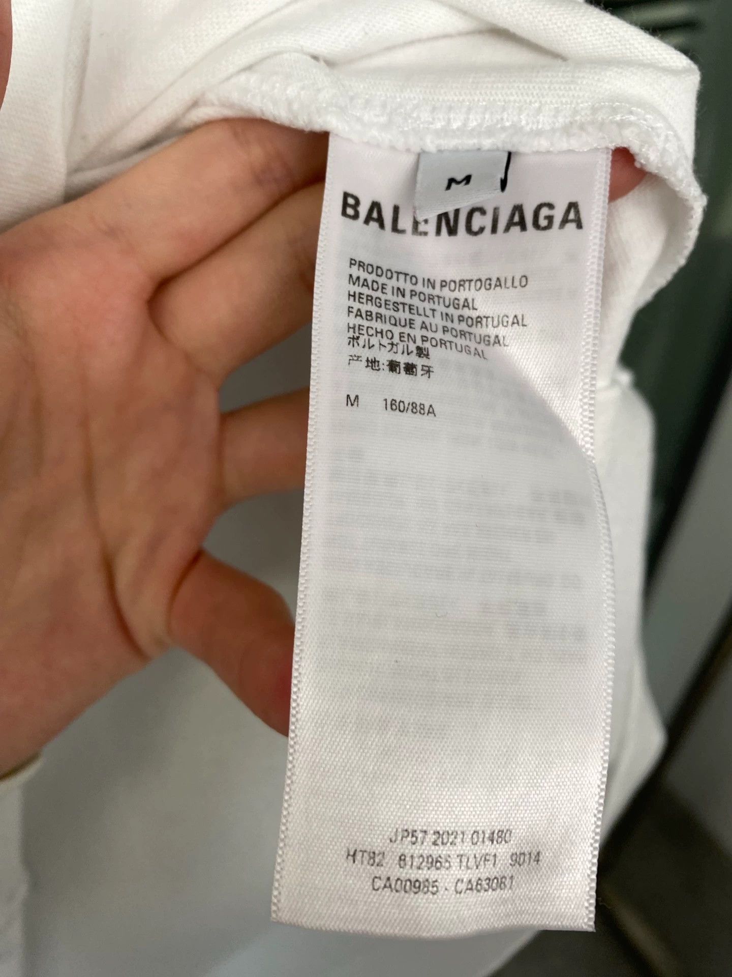 Balenciaga Balenciaga Jelly Letter Short Sleeve Size US M / EU 48-50 / 2 - 4 Thumbnail