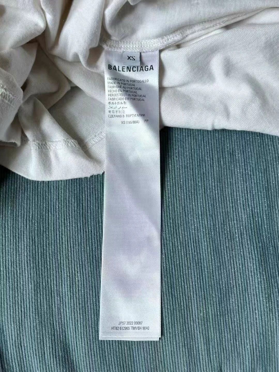 Balenciaga Balenciaga white grass logo short sleeved shirt Size US XS / EU 42 / 0 - 3 Thumbnail