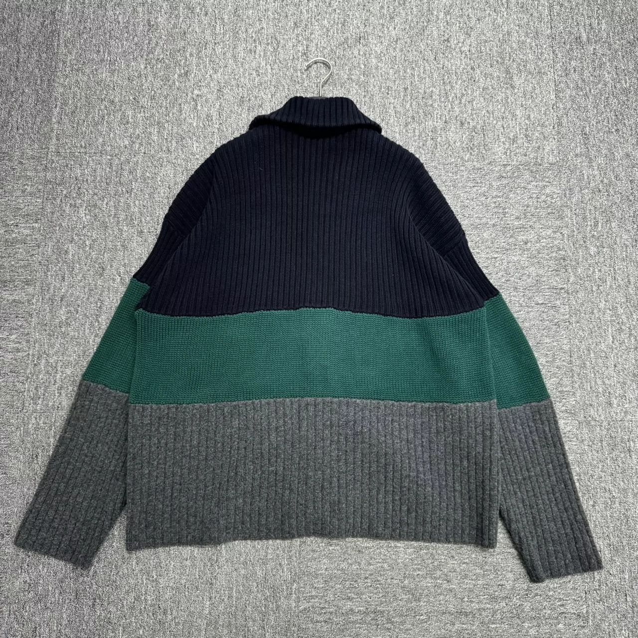 Balenciaga Balenciaga color blocked knit sweater Size US XS / EU 42 / 0 - 2 Thumbnail