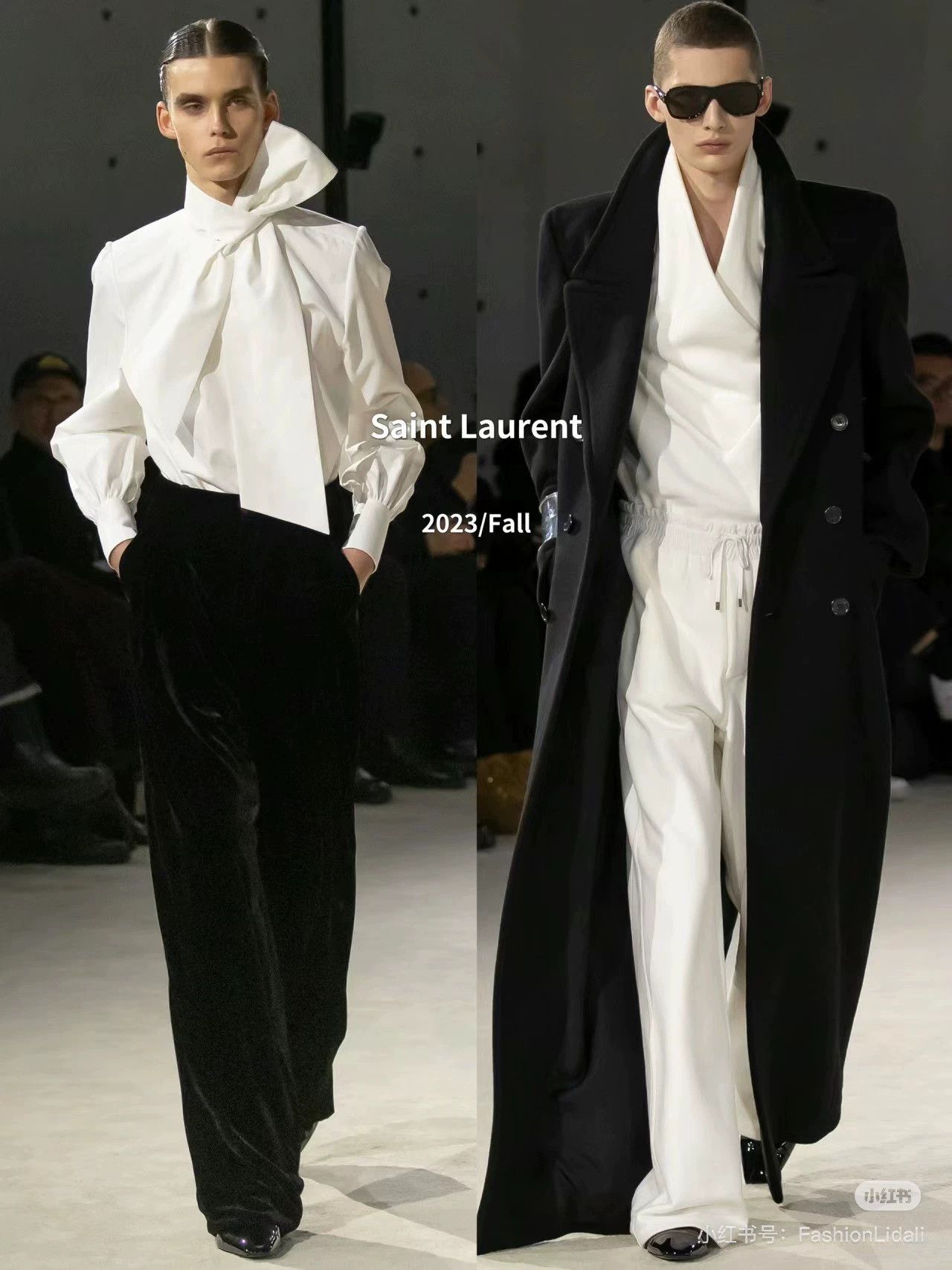 Saint Laurent Paris Saint Laurent Paris Smoking with a coat Size US S / EU 44-46 / 1 - 8 Thumbnail
