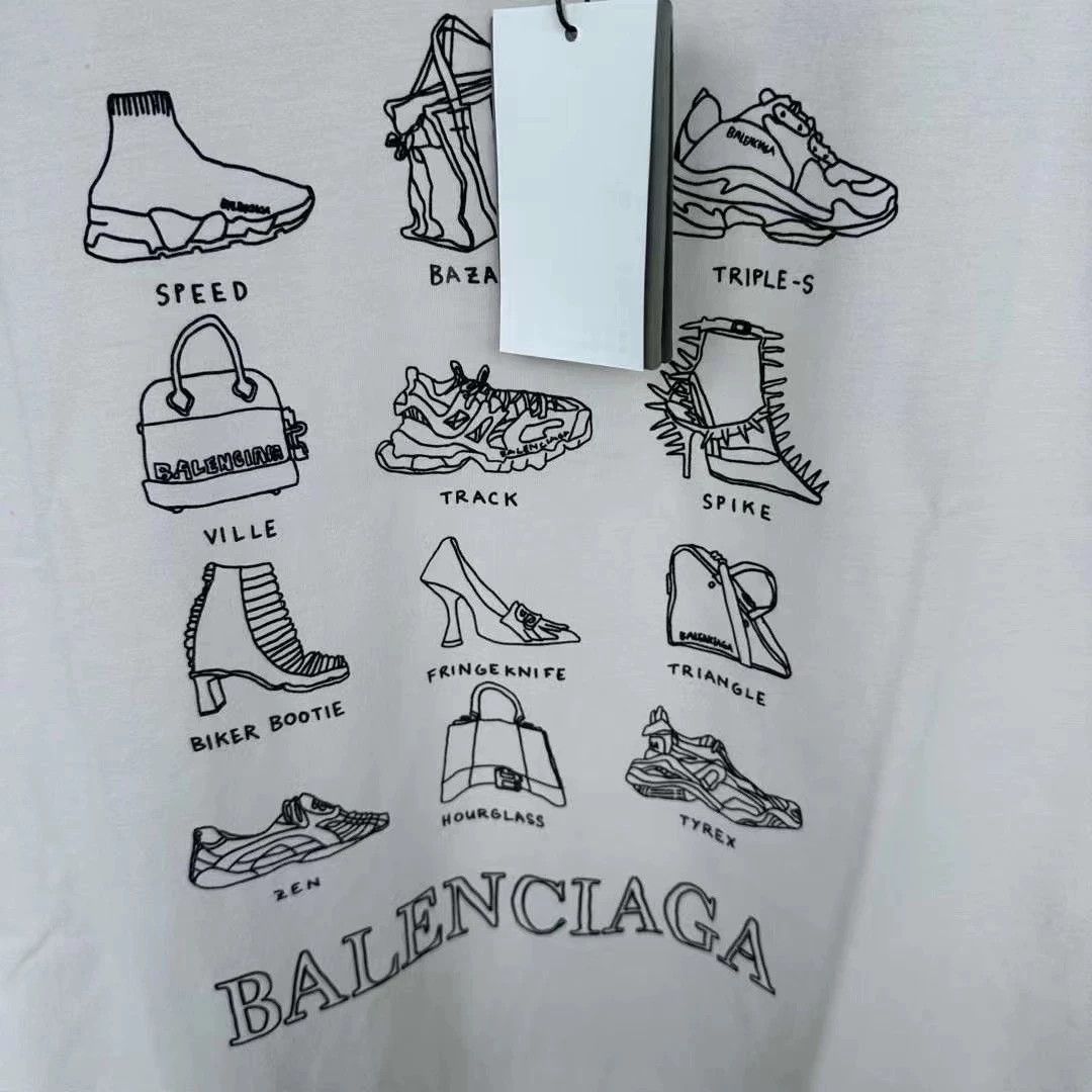 Balenciaga Balenciaga shoe collection short sleeved Size US XS / EU 42 / 0 - 3 Thumbnail