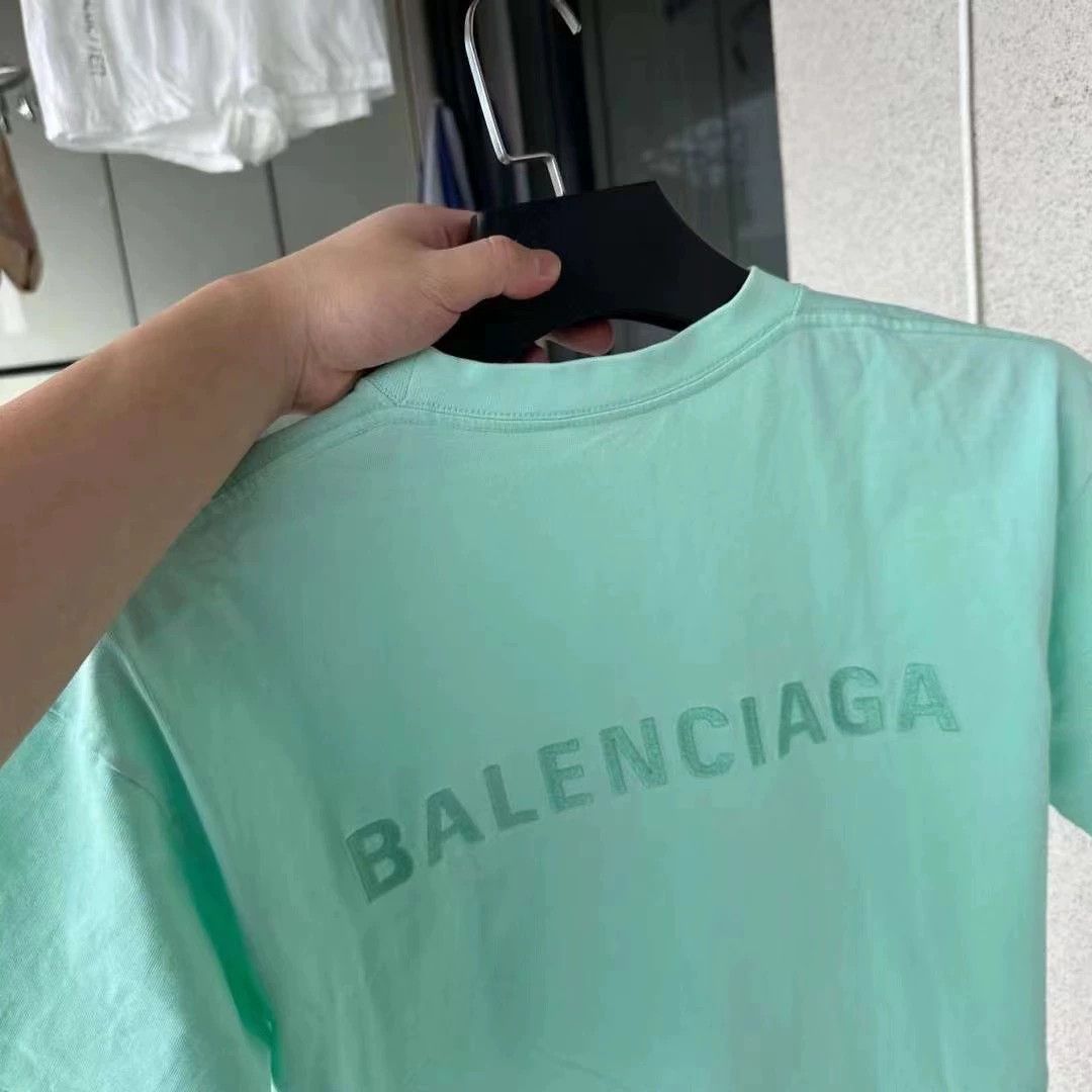 Balenciaga Balenciaga front and back embroidered logo short sleeves Size US XS / EU 42 / 0 - 5 Thumbnail