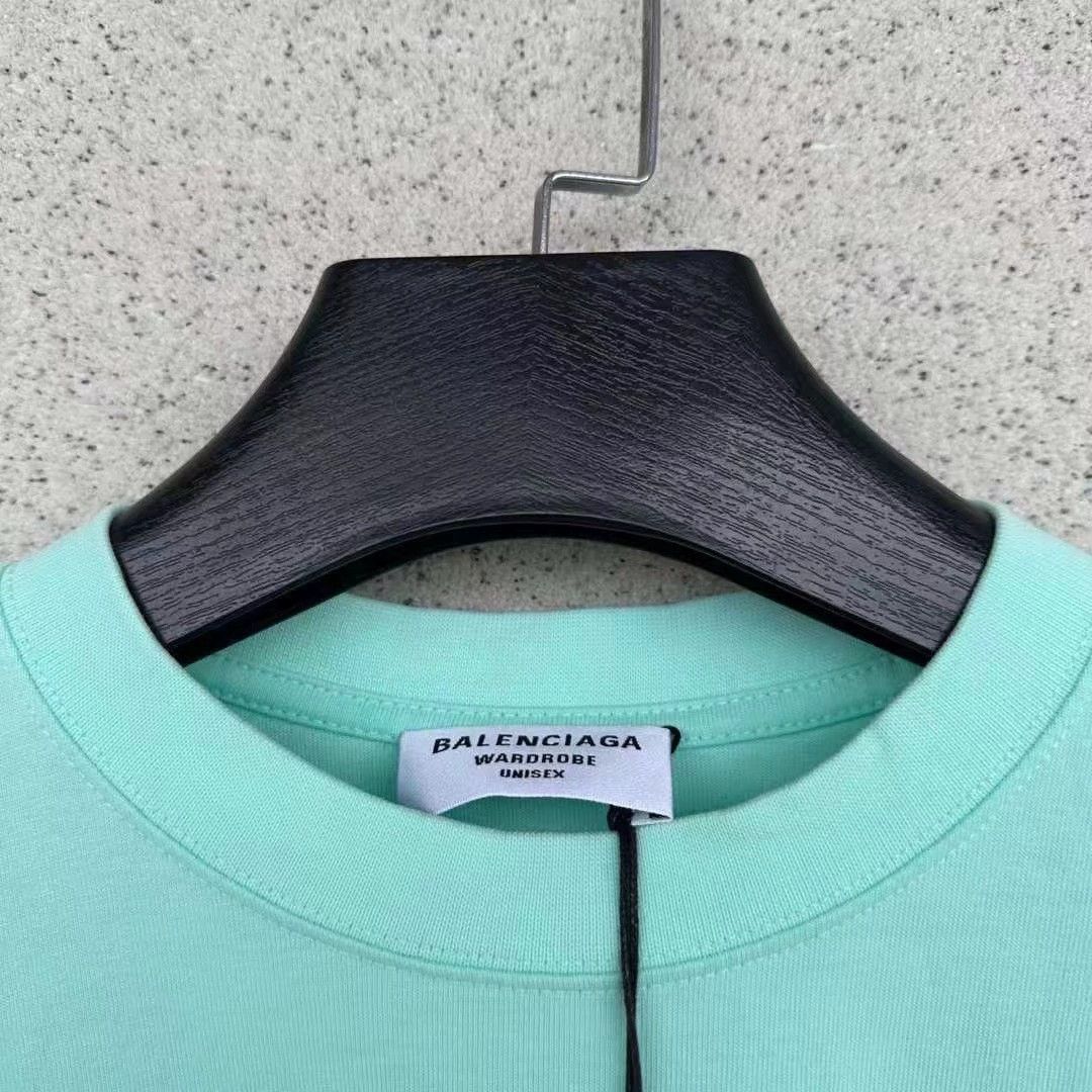 Balenciaga Balenciaga front and back embroidered logo short sleeves Size US XS / EU 42 / 0 - 3 Thumbnail