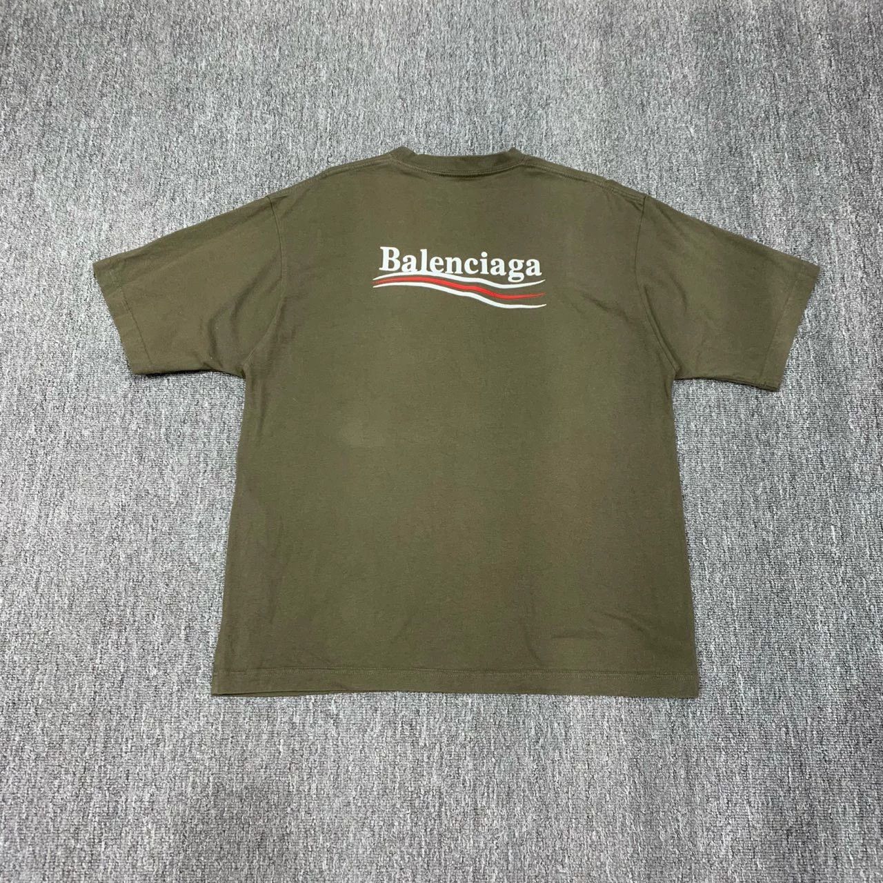 Balenciaga Balenciaga Green Embroidered Coca Cola Short Sleeves Size US XS / EU 42 / 0 - 4 Thumbnail
