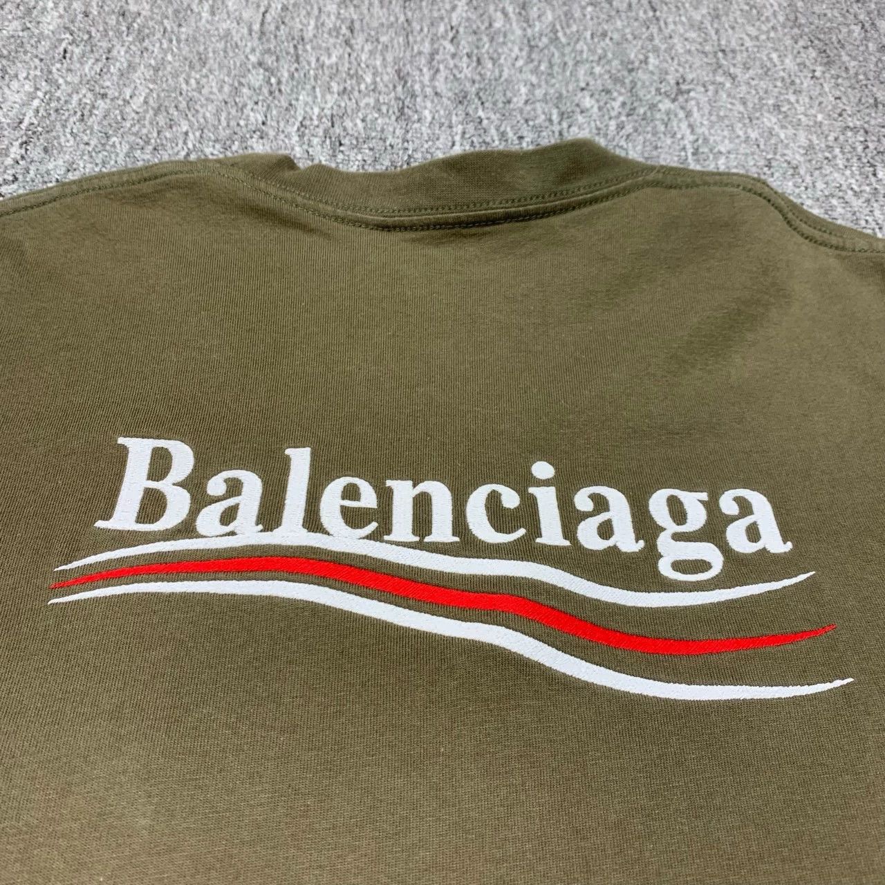 Balenciaga Balenciaga Green Embroidered Coca Cola Short Sleeves Size US XS / EU 42 / 0 - 5 Thumbnail
