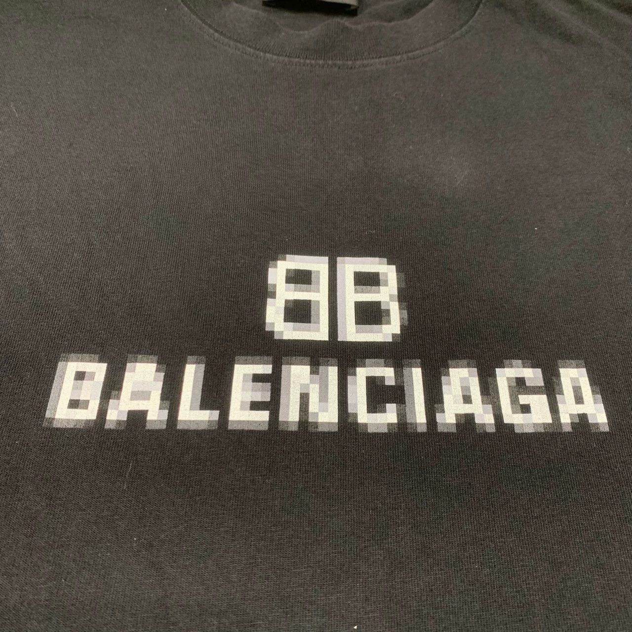 Balenciaga Balenciaga Black Mosaic Short Sleeve Size US S / EU 44-46 / 1 - 2 Thumbnail