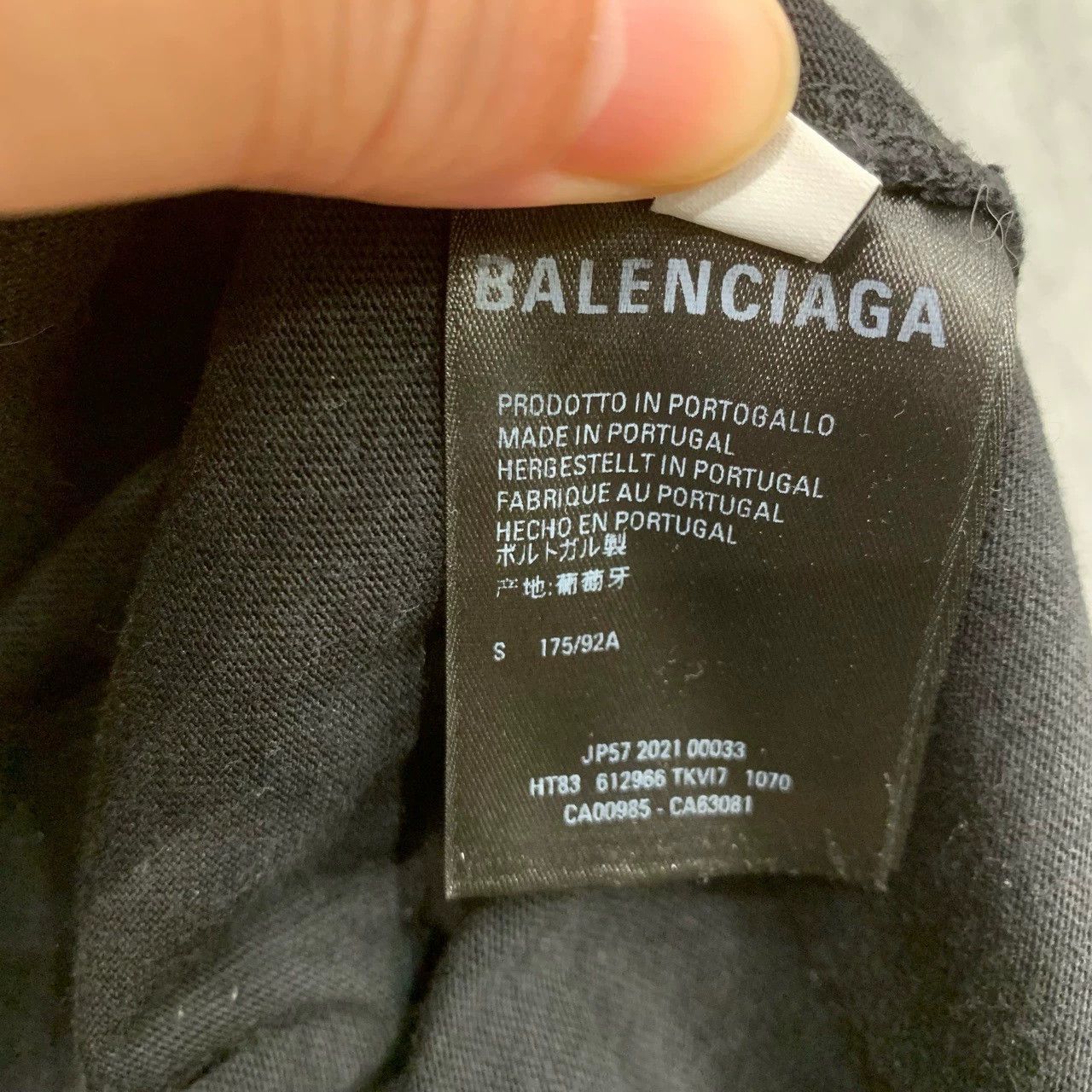 Balenciaga Balenciaga Black Mosaic Short Sleeve Size US S / EU 44-46 / 1 - 6 Thumbnail