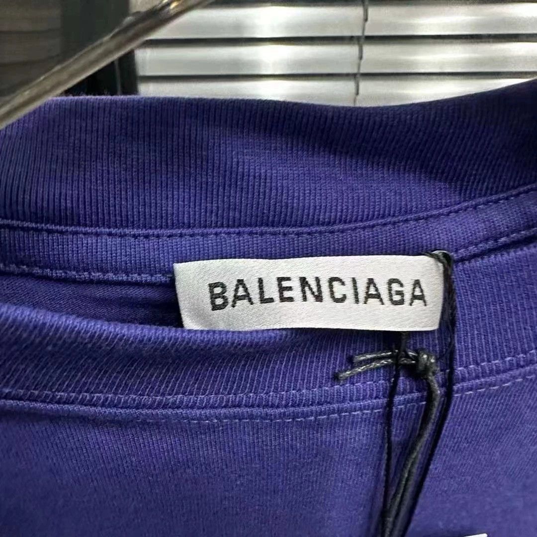 Balenciaga Balenciaga Blue Coke Short Sleeve Size US L / EU 52-54 / 3 - 2 Thumbnail