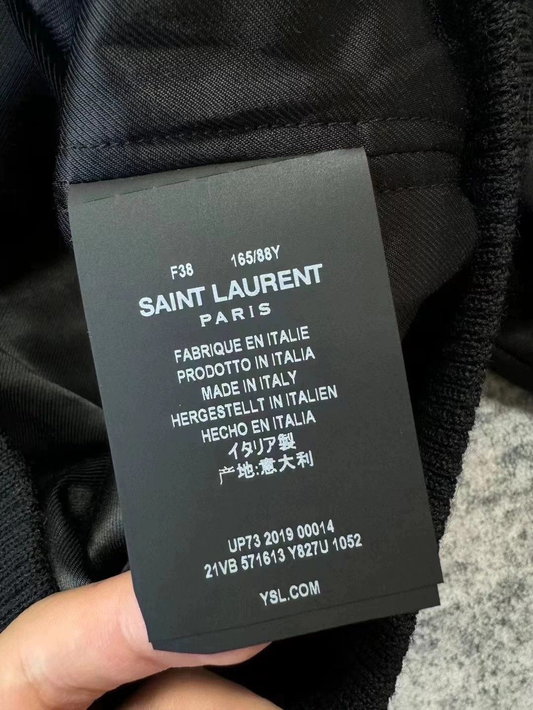 Saint Laurent Paris Saint Laurent Paris Logo baseball jersey Size US S / EU 44-46 / 1 - 5 Thumbnail