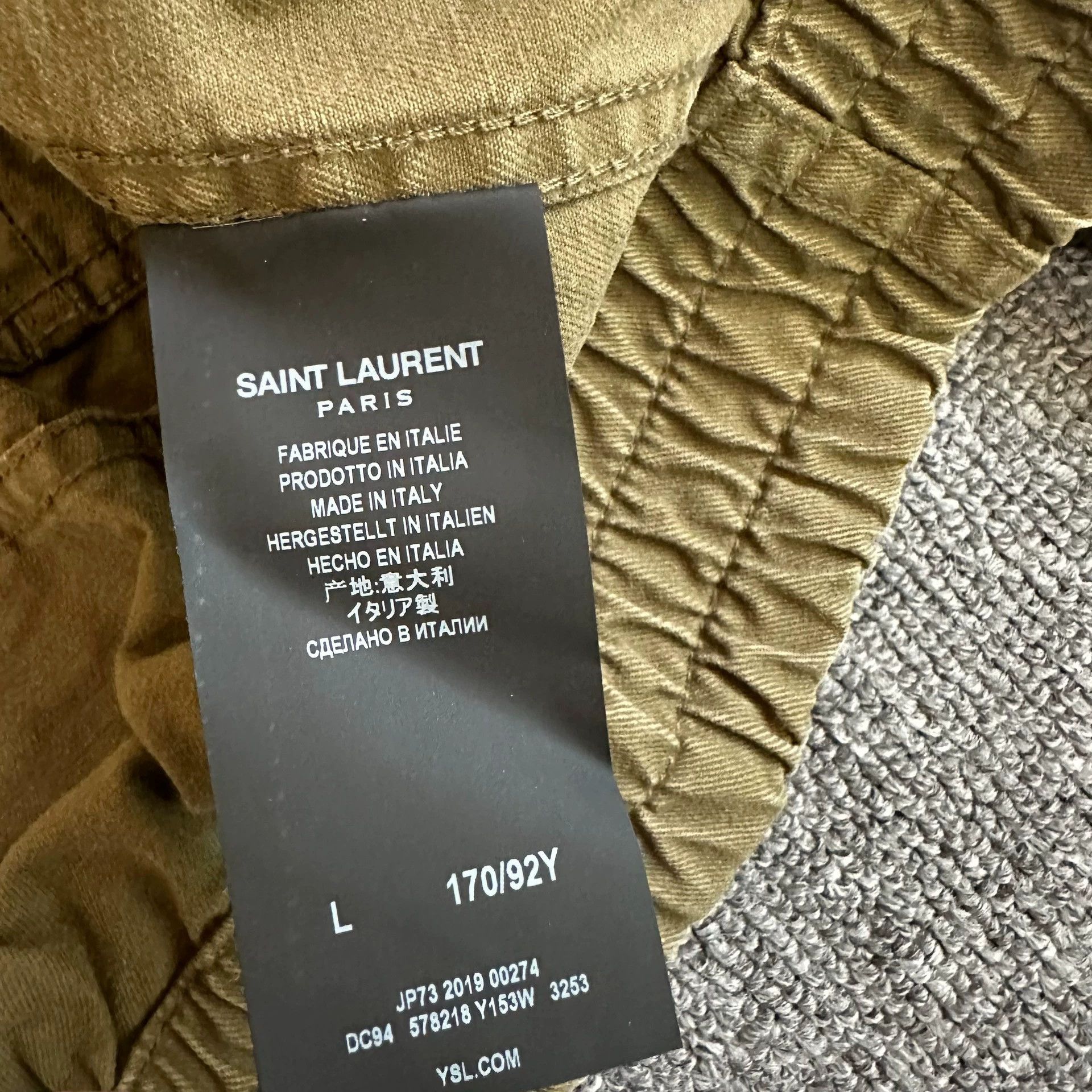 Saint Laurent Paris Saint Laurent Paris Make an old jacket Size US L / EU 52-54 / 3 - 7 Thumbnail