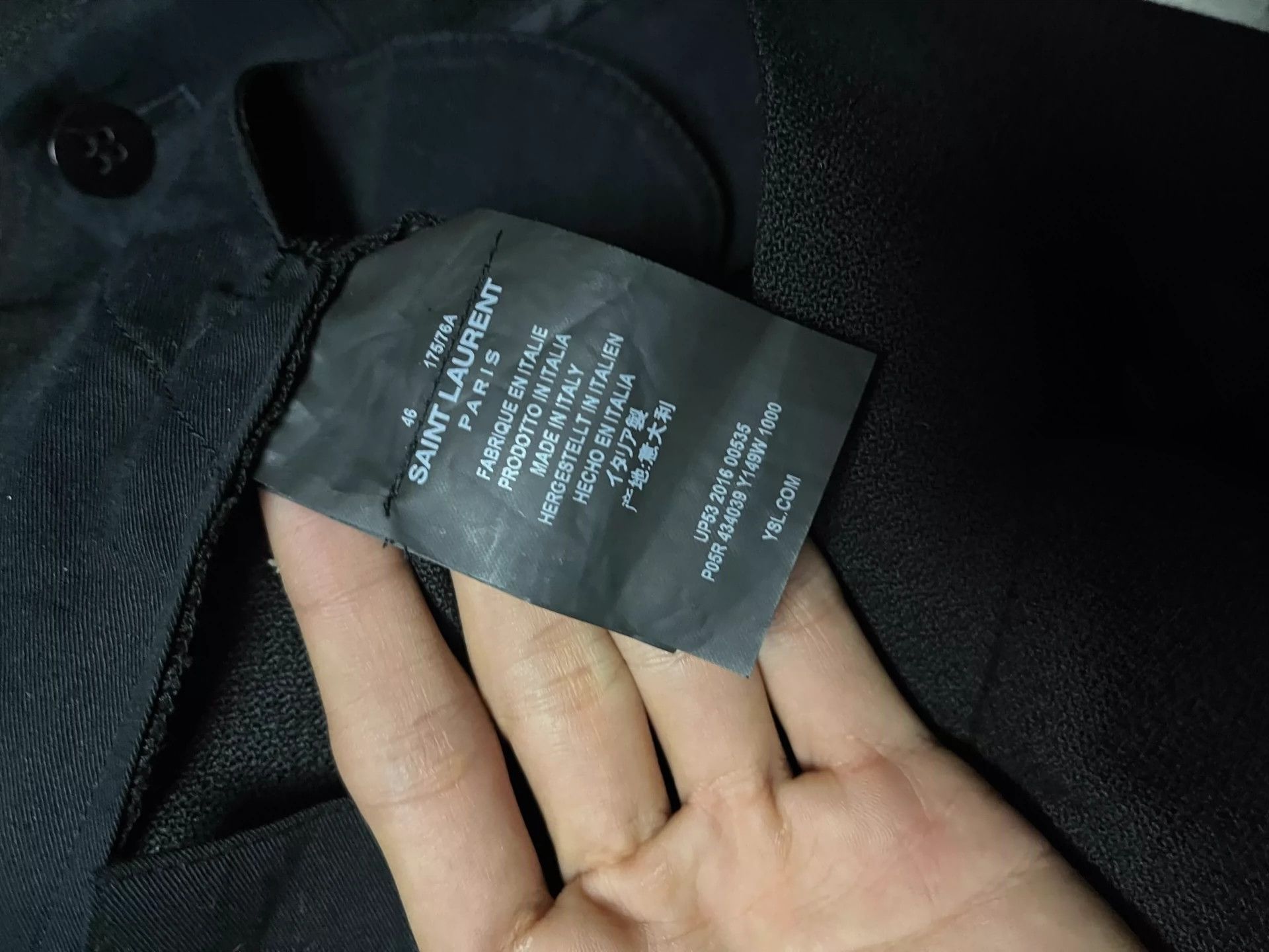 Saint Laurent Paris Saint Laurent Paris Smoking pants and trousers Size US 44 / EU 60 - 4 Thumbnail