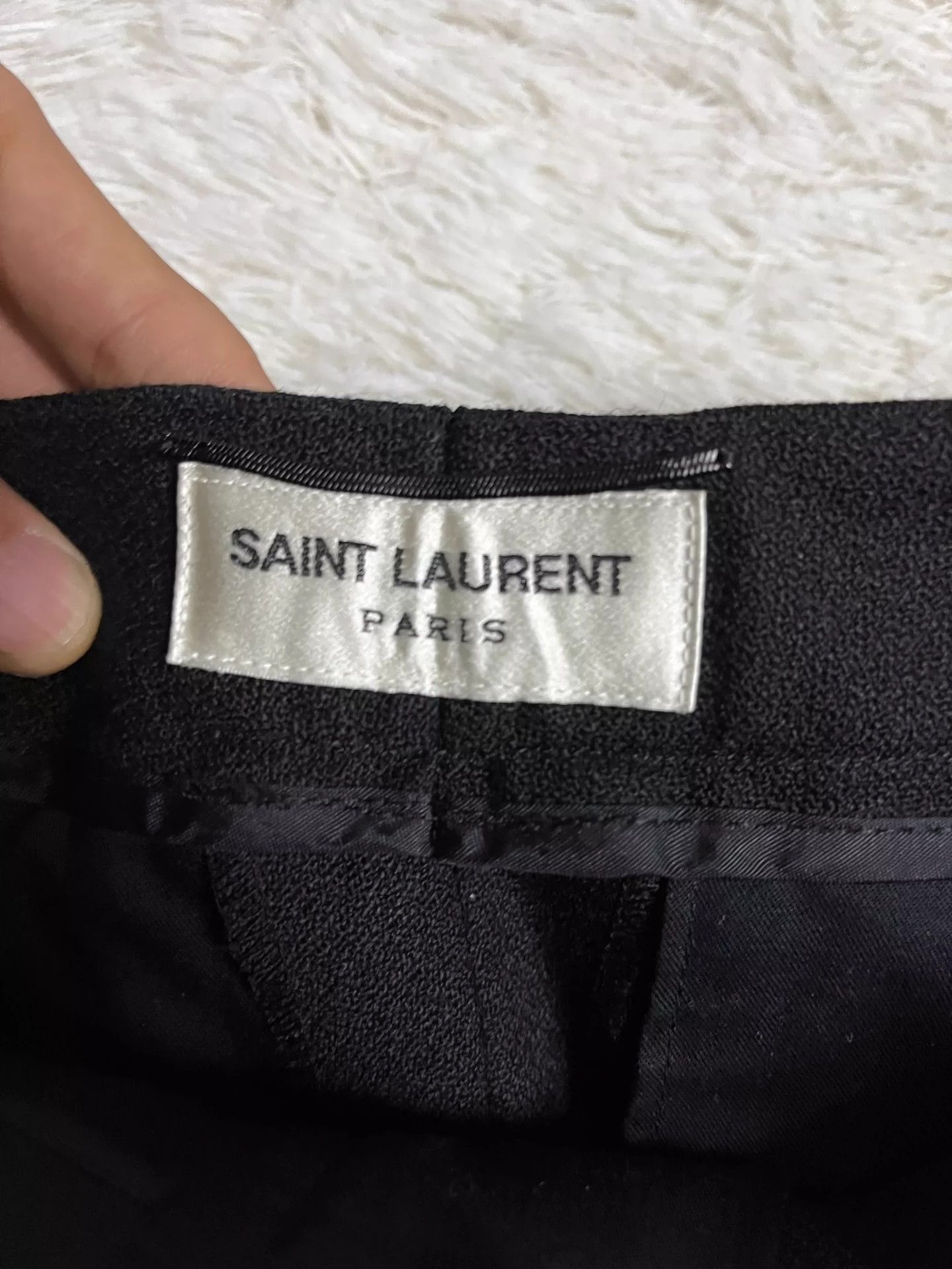 Saint Laurent Paris Saint Laurent Paris Smoking pants and trousers Size US 44 / EU 60 - 3 Thumbnail
