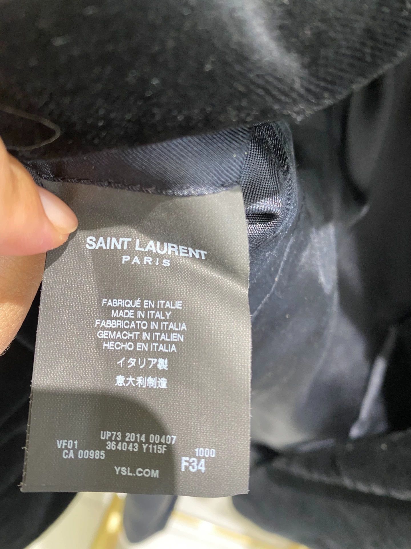 Saint Laurent Paris Saint Laurent Paris Velvet jacket Size US M / EU 48-50 / 2 - 4 Thumbnail