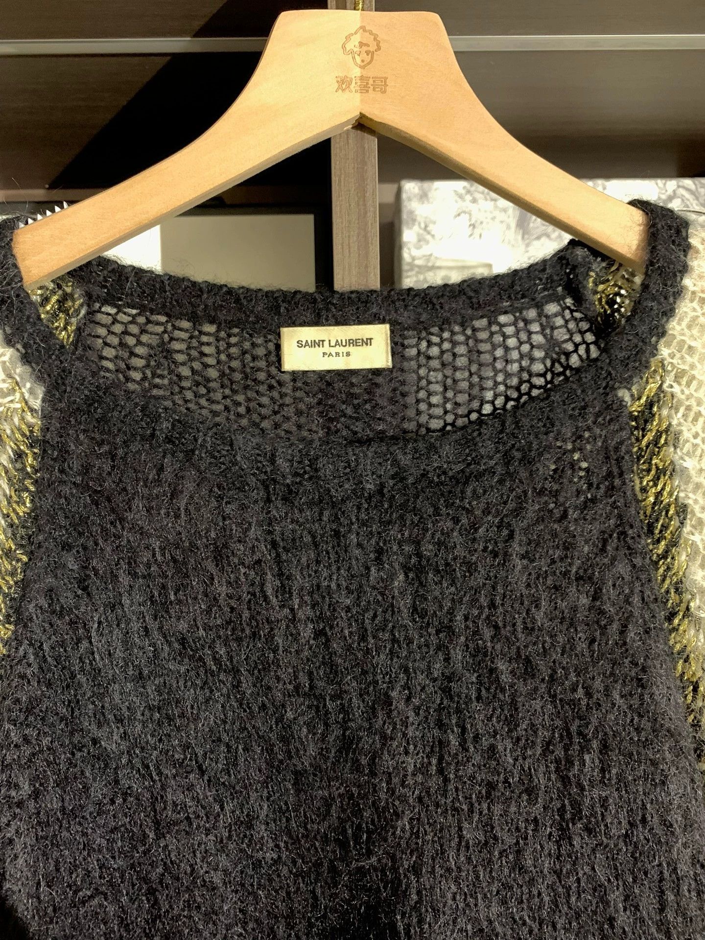 Saint Laurent Paris Saint Laurent Paris Color blocking pullover sweater Size US L / EU 52-54 / 3 - 2 Thumbnail