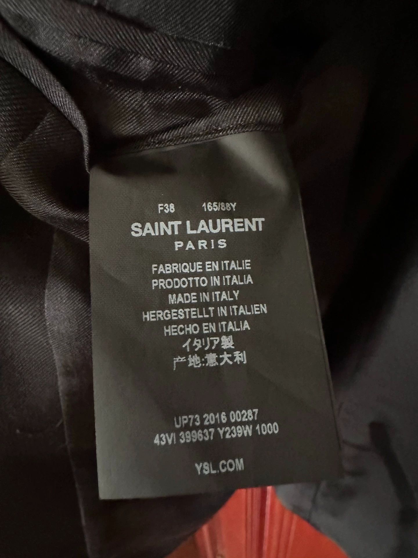 Saint Laurent Paris Saint Laurent Paris Classic small clothes Size US S / EU 44-46 / 1 - 5 Thumbnail