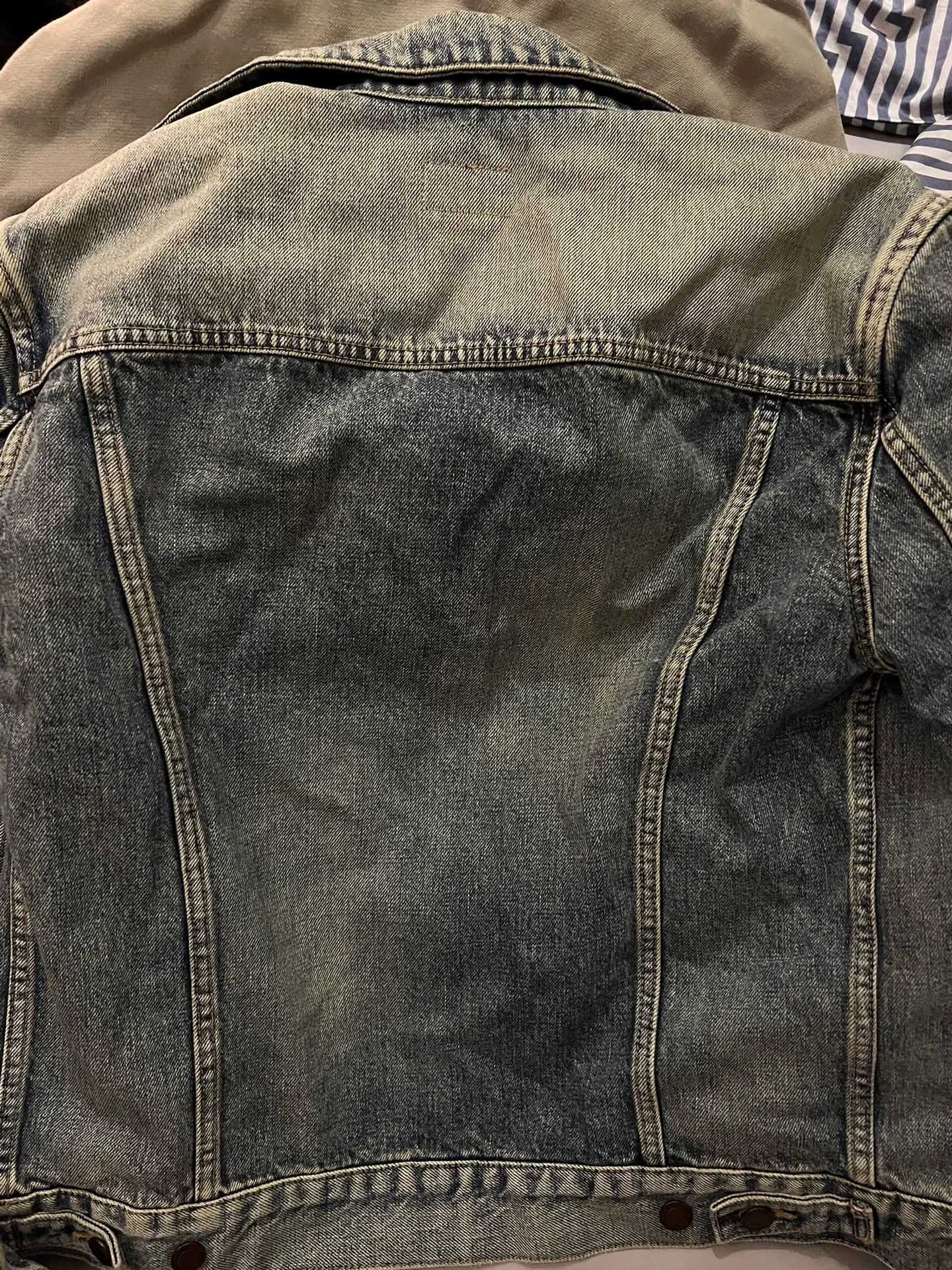 Saint Laurent Paris Saint Laurent Paris Make an old denim jacket Size US L / EU 52-54 / 3 - 8 Thumbnail