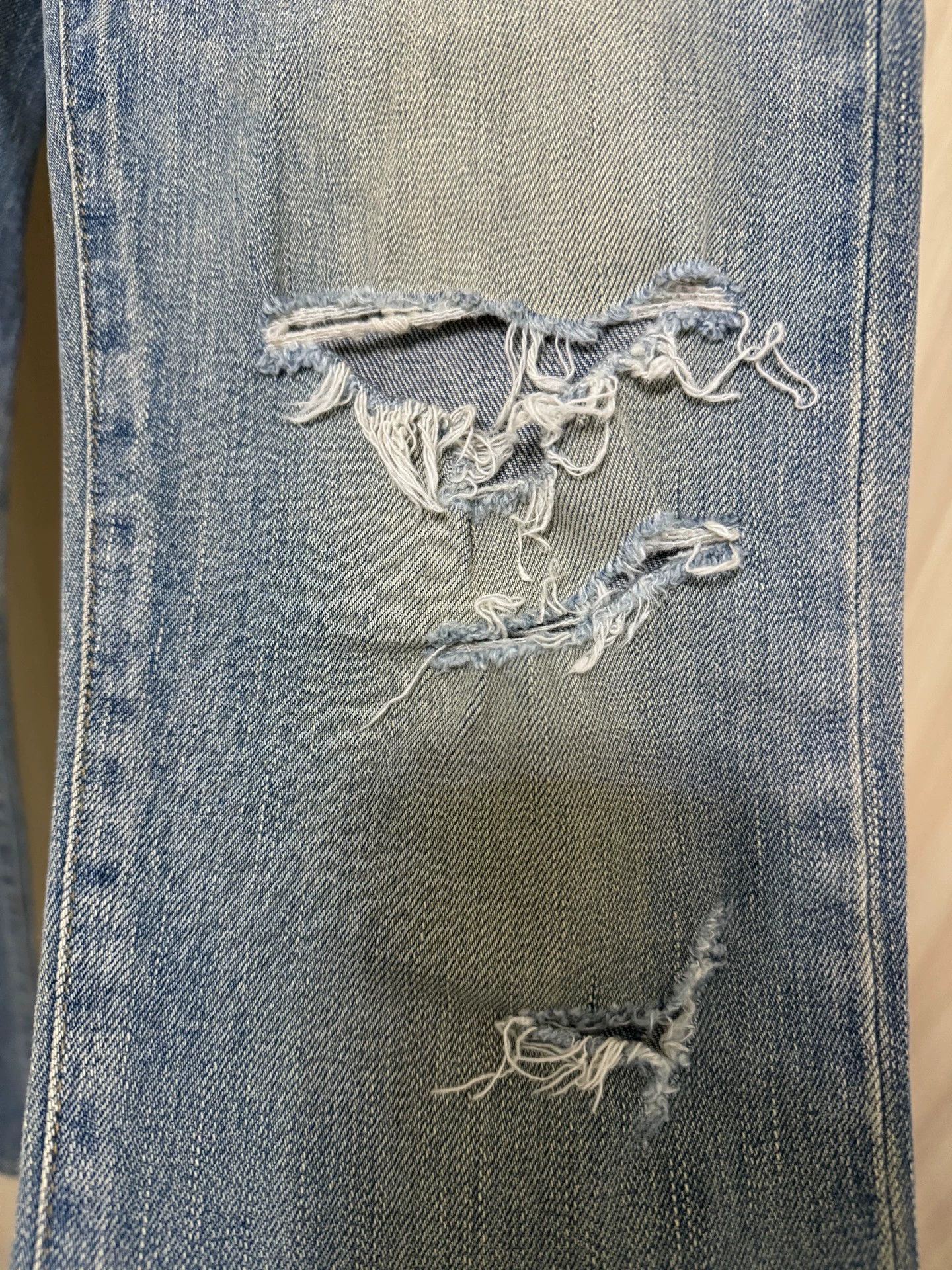 Saint Laurent Paris Saint Laurent Paris Damaged jeans Size US 29 - 3 Thumbnail