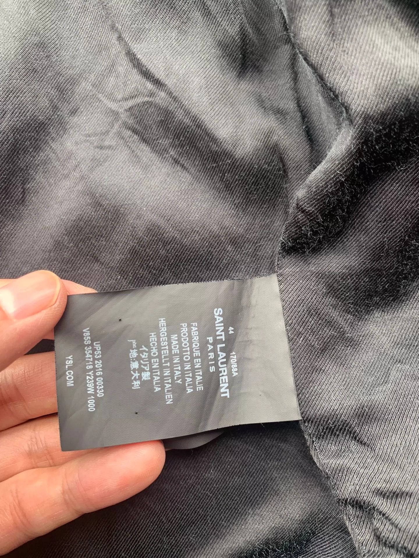 Saint Laurent Paris Saint Laurent Paris black jacket Size US S / EU 44-46 / 1 - 3 Thumbnail