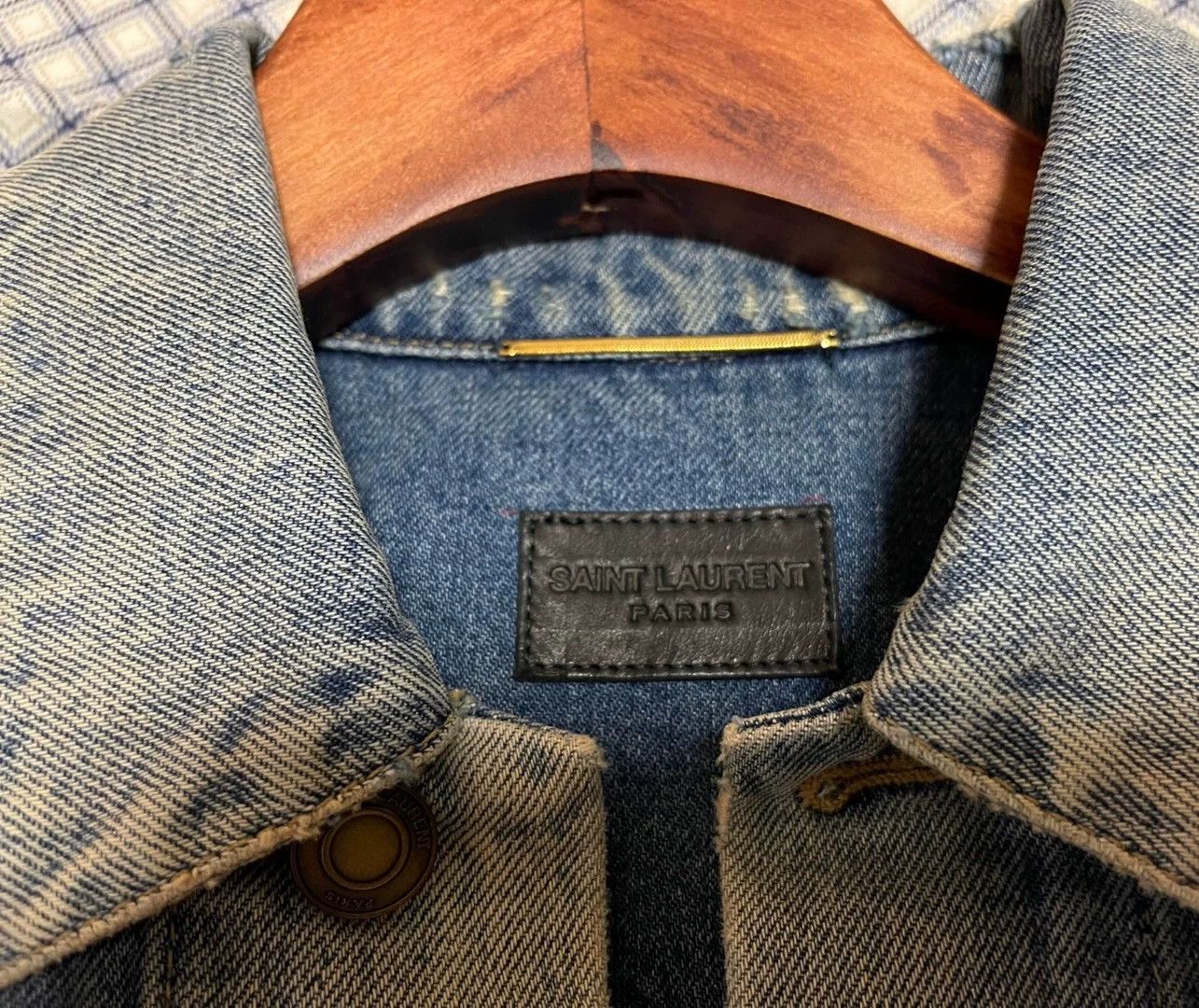 Saint Laurent Paris Saint Laurent Paris Denim jacket Size US M / EU 48-50 / 2 - 3 Thumbnail