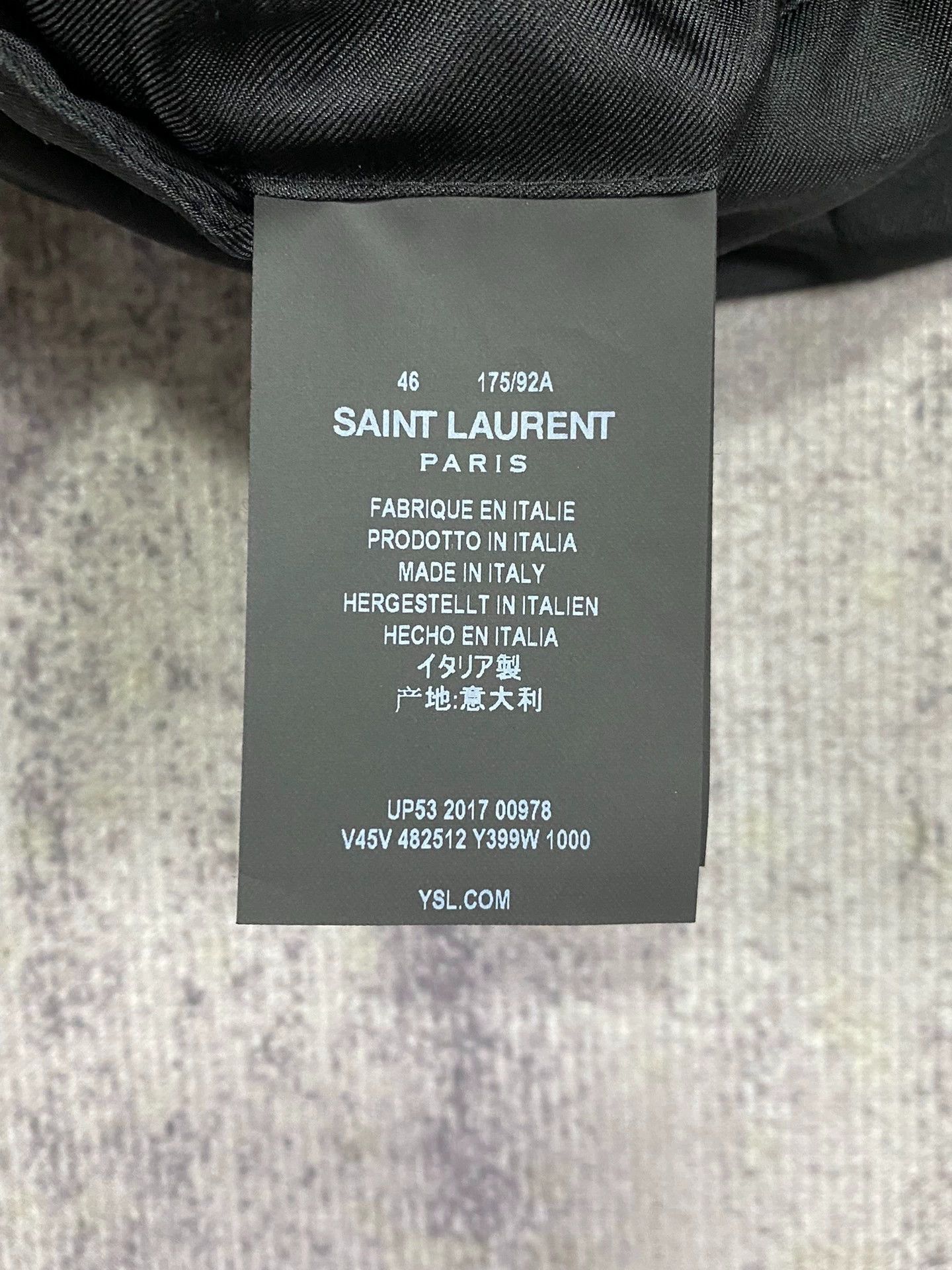 Saint Laurent Paris Saint Laurent Paris Sword collar suit Size US S / EU 44-46 / 1 - 8 Thumbnail