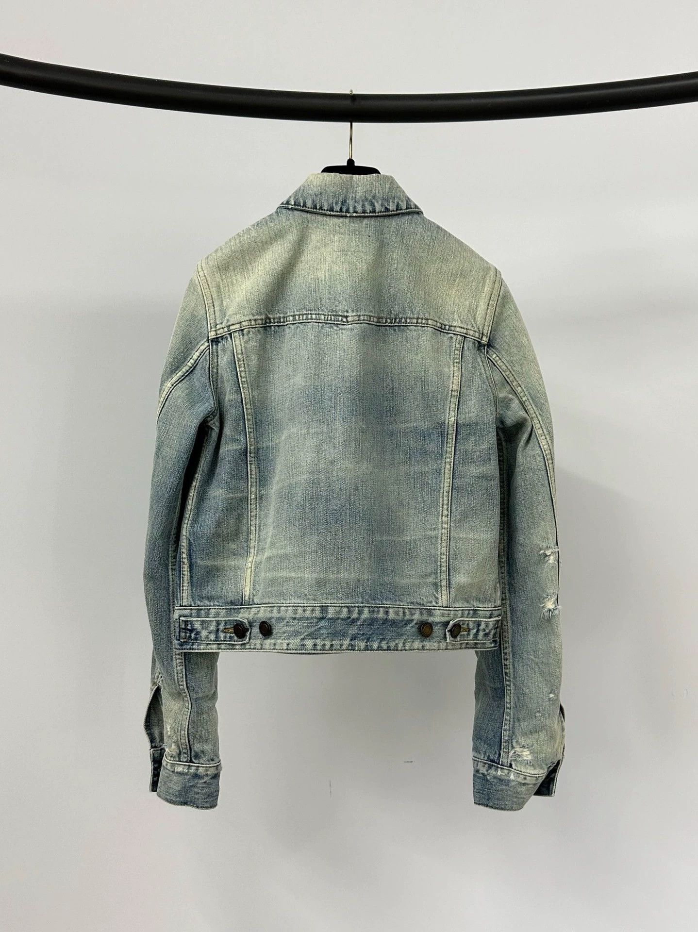 Saint Laurent Paris Saint Laurent Paris Make an old denim jacket Size US M / EU 48-50 / 2 - 2 Thumbnail