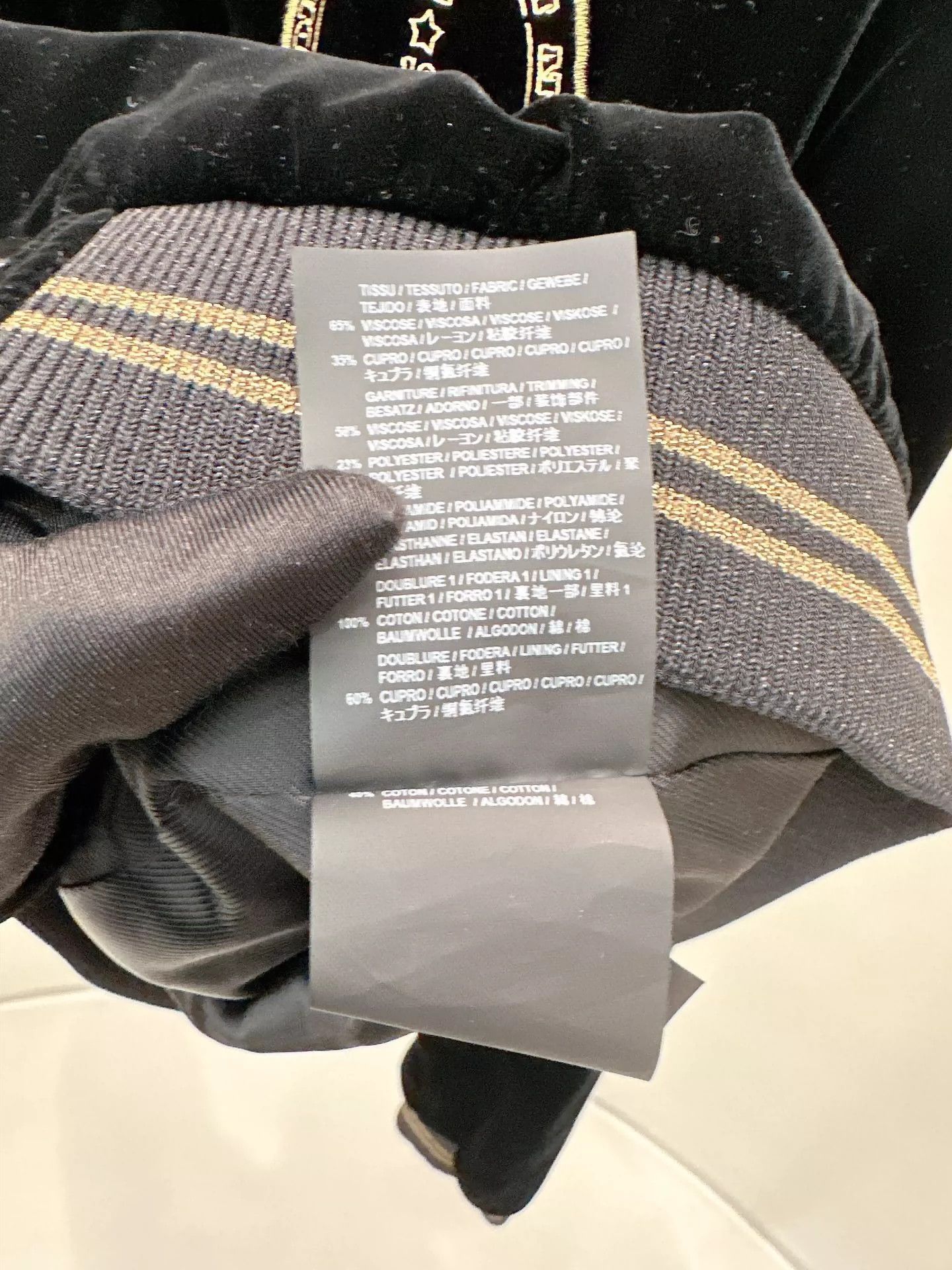 Saint Laurent Paris Saint Laurent Paris Velvet baseball jersey Size US S / EU 44-46 / 1 - 5 Thumbnail
