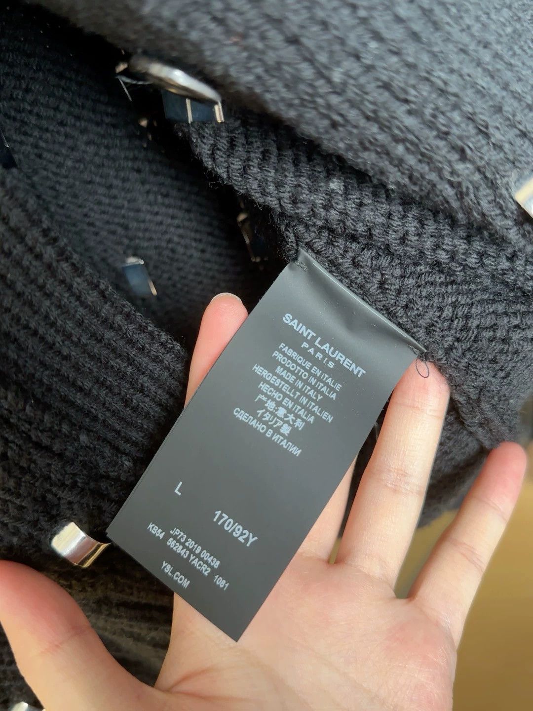 Saint Laurent Paris Saint Laurent Paris sweater Size US S / EU 44-46 / 1 - 5 Thumbnail