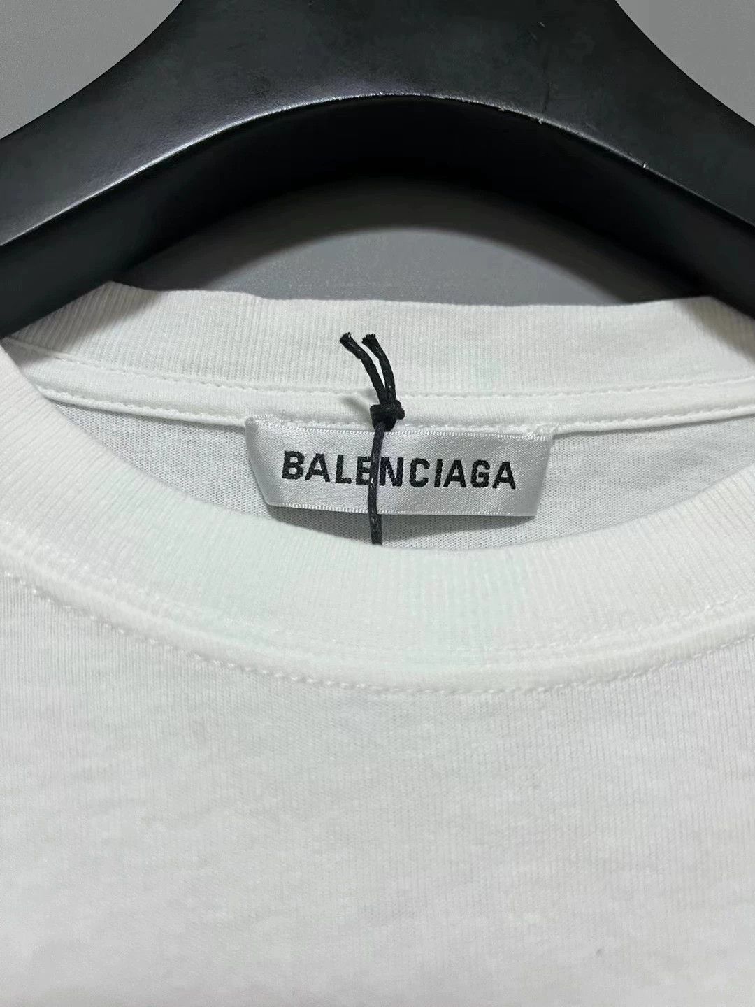 Balenciaga BBalenciaga White Lock Short Sleeve Size US S / EU 44-46 / 1 - 3 Thumbnail