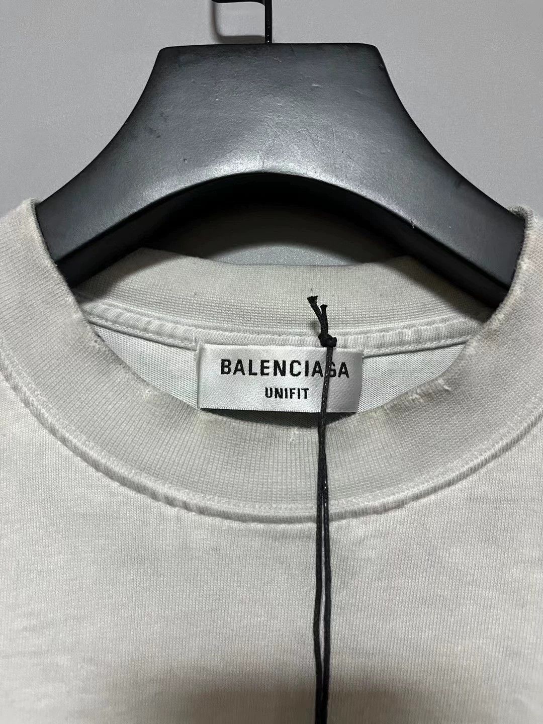 Balenciaga Balenciaga Inkjet Rock Flame Lightning Logo Short Sleeve Size US S / EU 44-46 / 1 - 4 Thumbnail