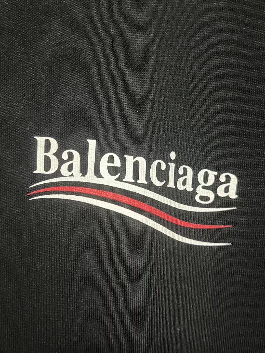 Balenciaga Balenciaga Black Wave Cola Short Sleeve Size US XS / EU 42 / 0 - 5 Thumbnail