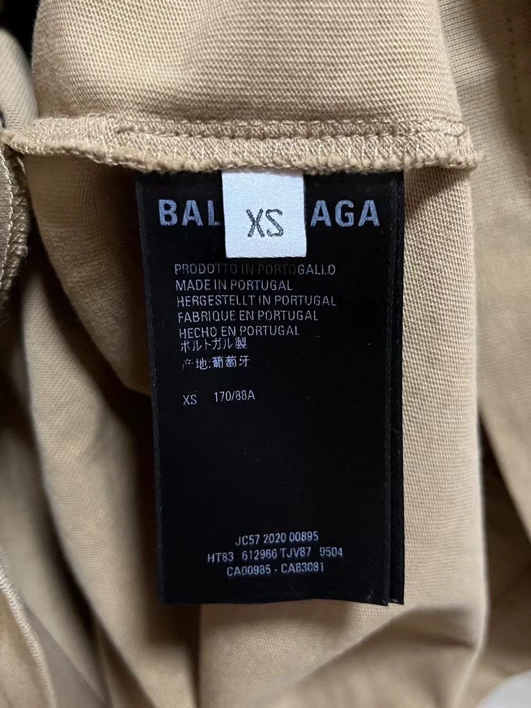 Balenciaga Balenciaga khaki double B embroidered short sleeved shirt Size US XS / EU 42 / 0 - 4 Thumbnail