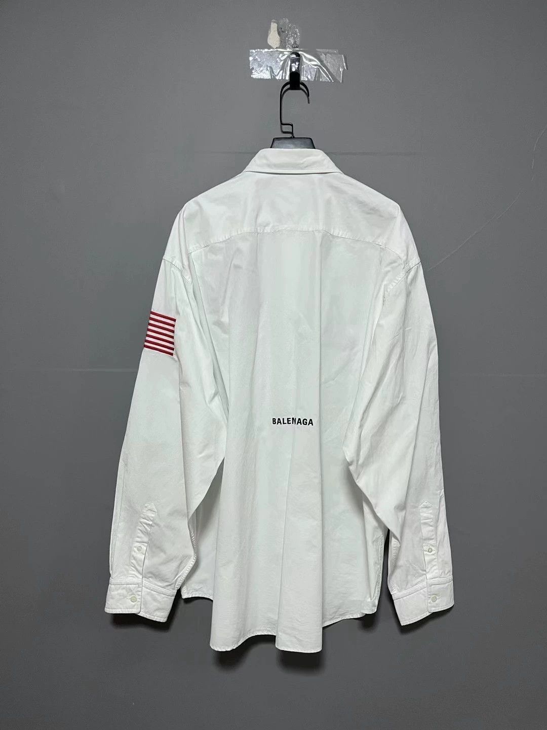 Balenciaga Balenciaga x NASA joint embroidered logo shirt Size US S / EU 44-46 / 1 - 2 Thumbnail