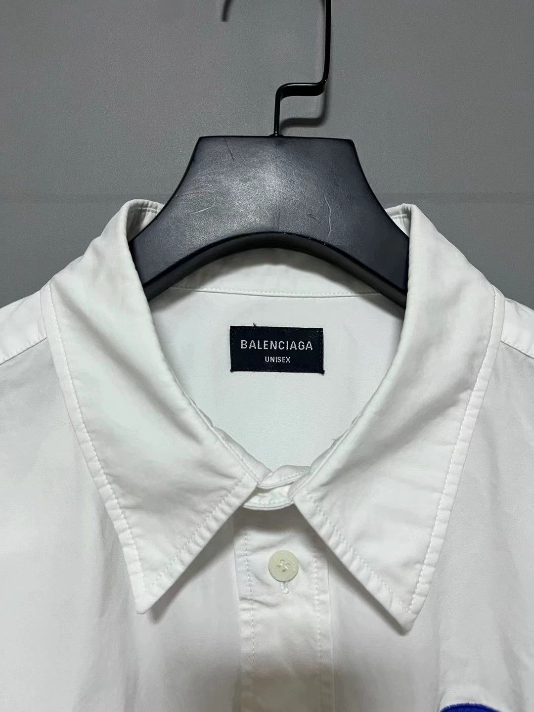 Balenciaga Balenciaga x NASA joint embroidered logo shirt Size US S / EU 44-46 / 1 - 3 Thumbnail