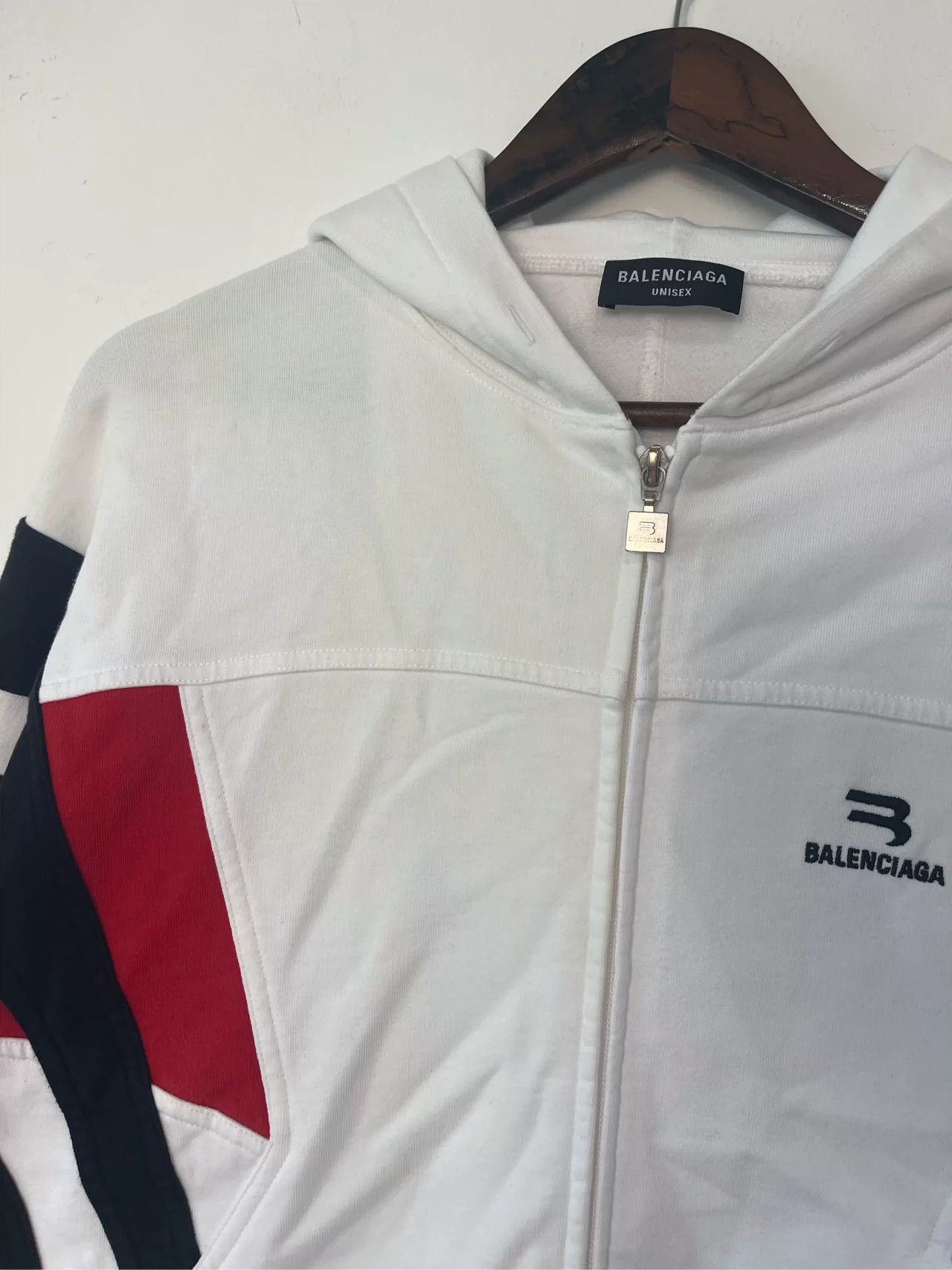 Balenciaga Balenciaga white embroidered patchwork school uniform jacket Size US M / EU 48-50 / 2 - 2 Thumbnail